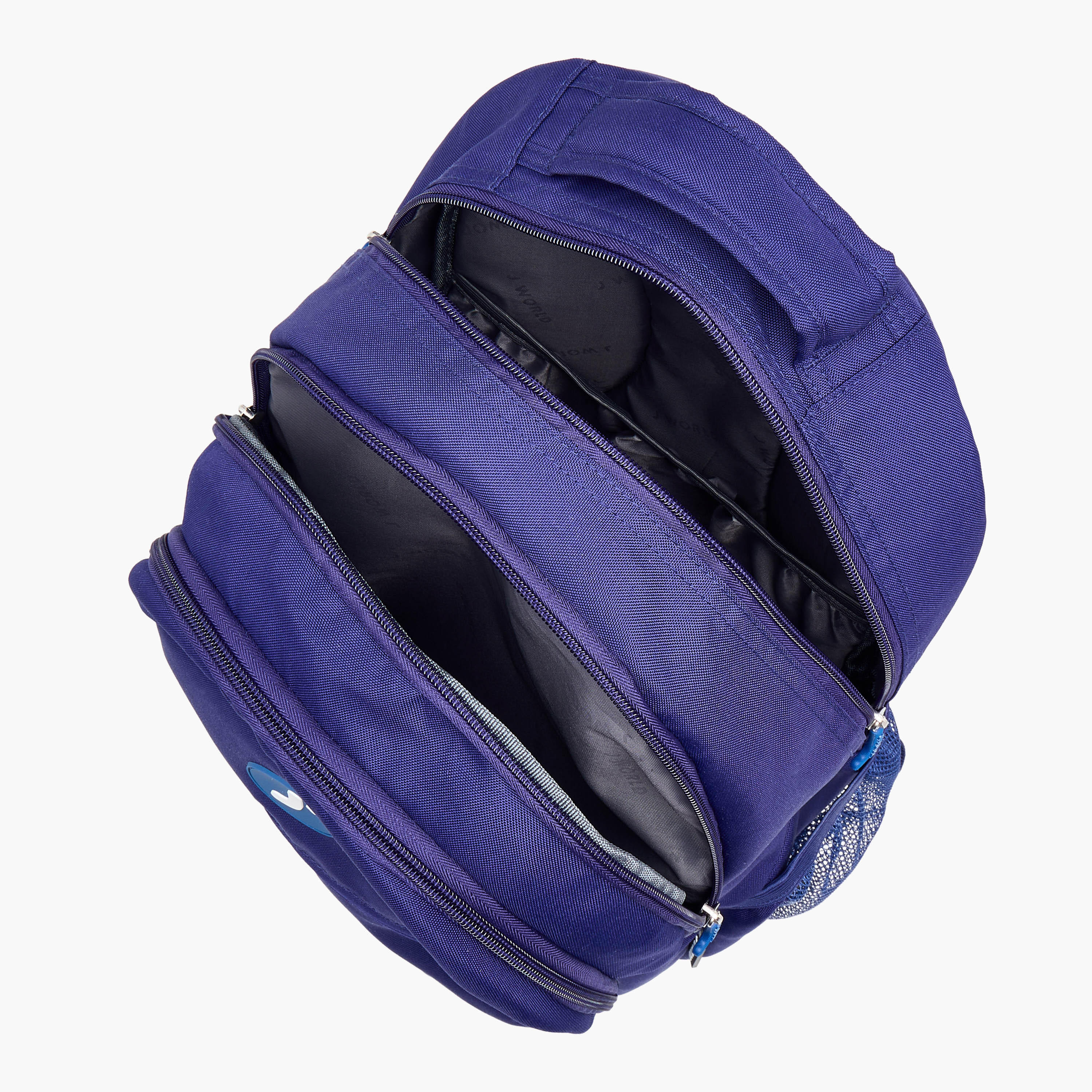 J World Solid 18 inch Backpack with Adjustable Straps and Zip Closure - 27x38x13 cms-school-bagsandbackpacks-backpacks-image-10
