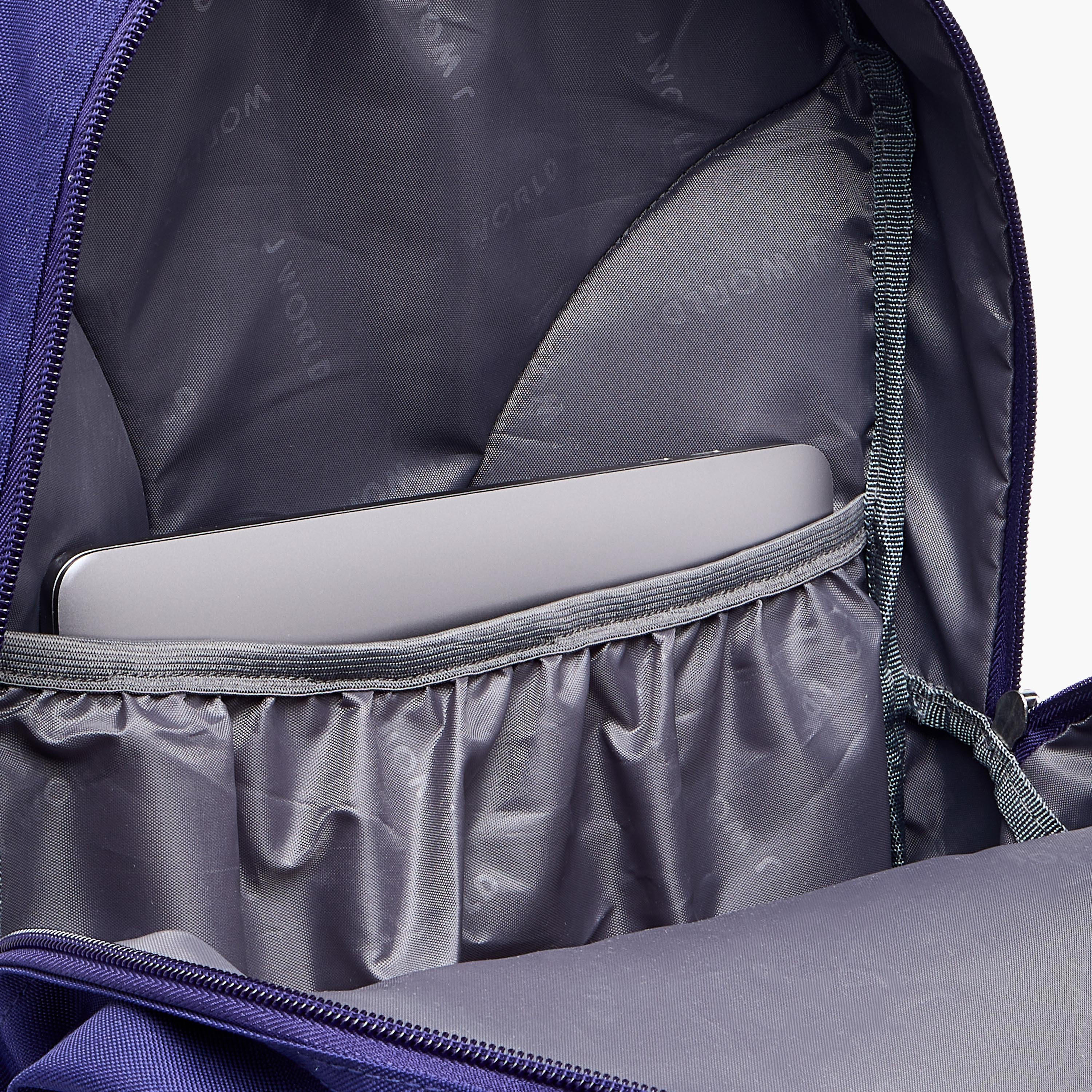 J World Solid 18 inch Backpack with Adjustable Straps and Zip Closure - 27x38x13 cms-school-bagsandbackpacks-backpacks-image-11