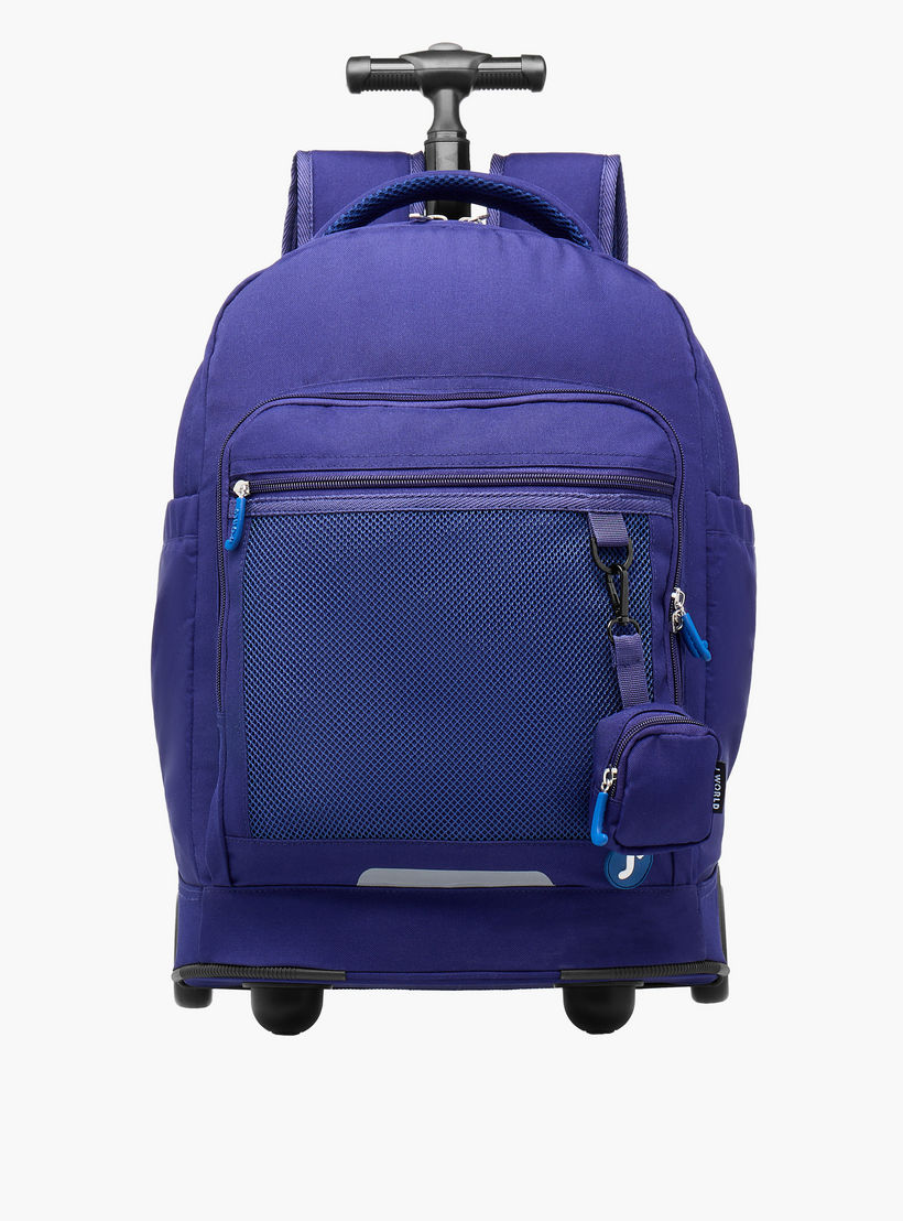 J World Solid Trolley Bag for Boys 8-13 Years with Retractable Handle -school-bagsandbackpacks-trolleybags-image-1