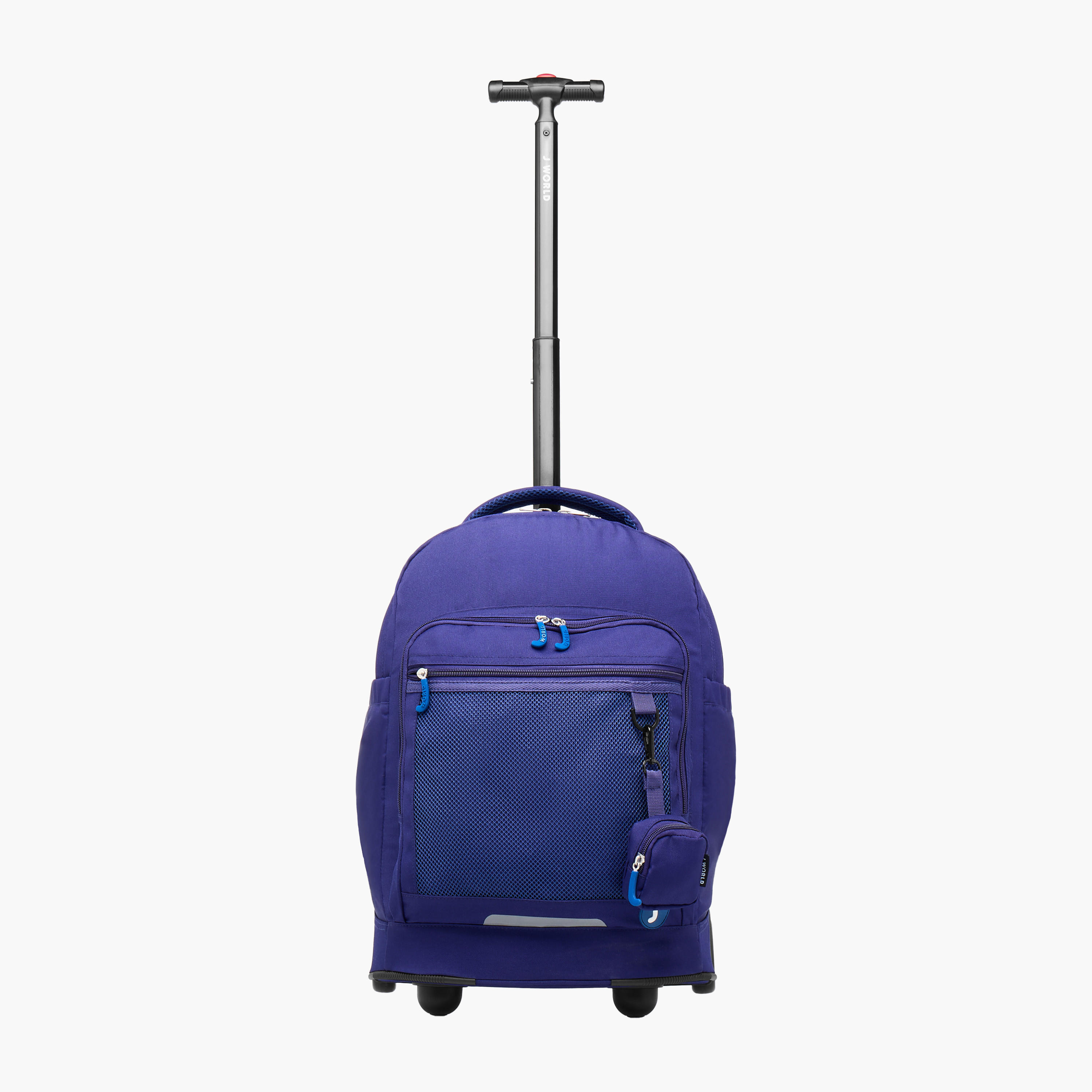 J World Solid Trolley Bag for Boys 8-13 Years with Retractable Handle -school-bagsandbackpacks-trolleybags-image-4