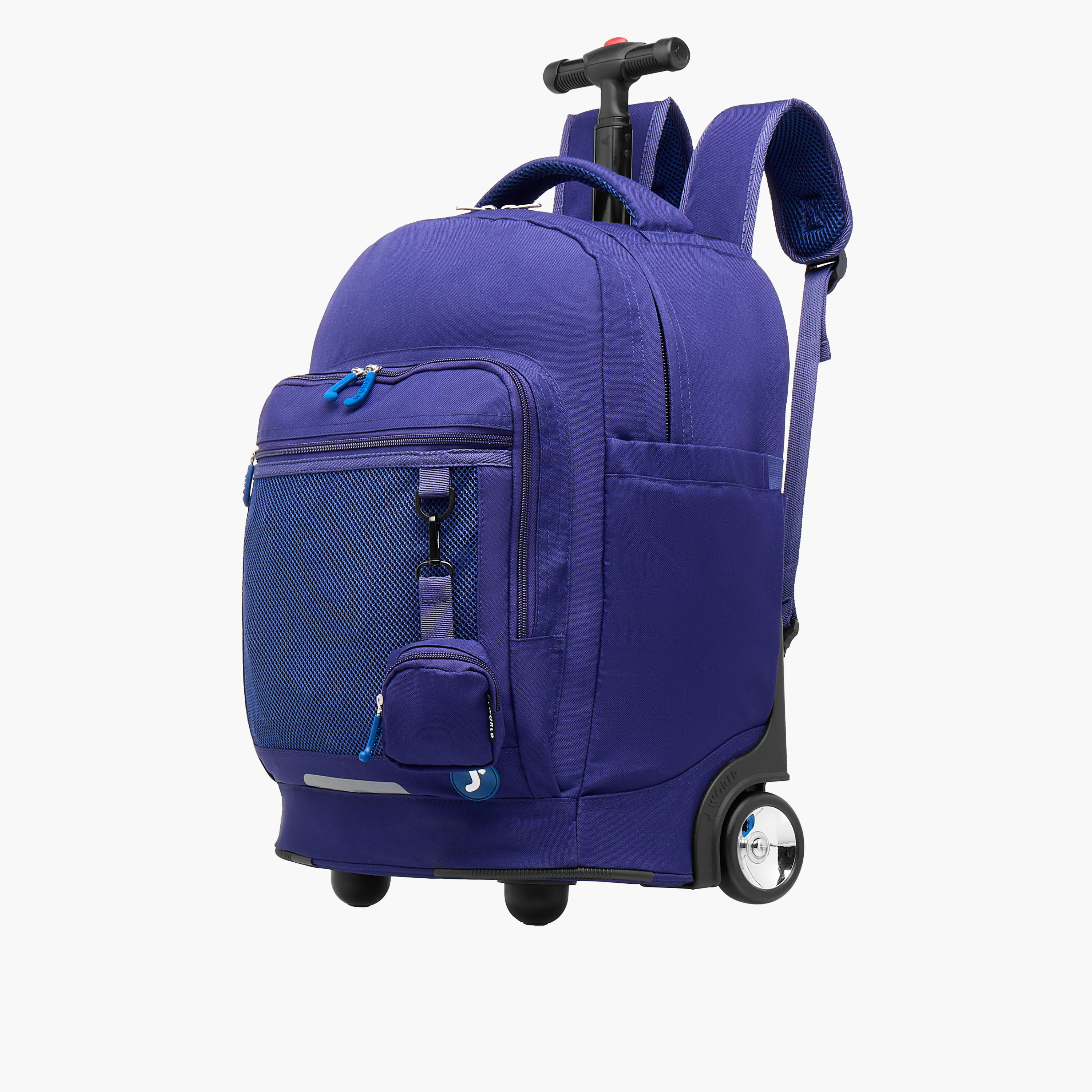 J World Solid Trolley Bag for Boys 8-13 Years with Retractable Handle -school-bagsandbackpacks-trolleybags-image-5