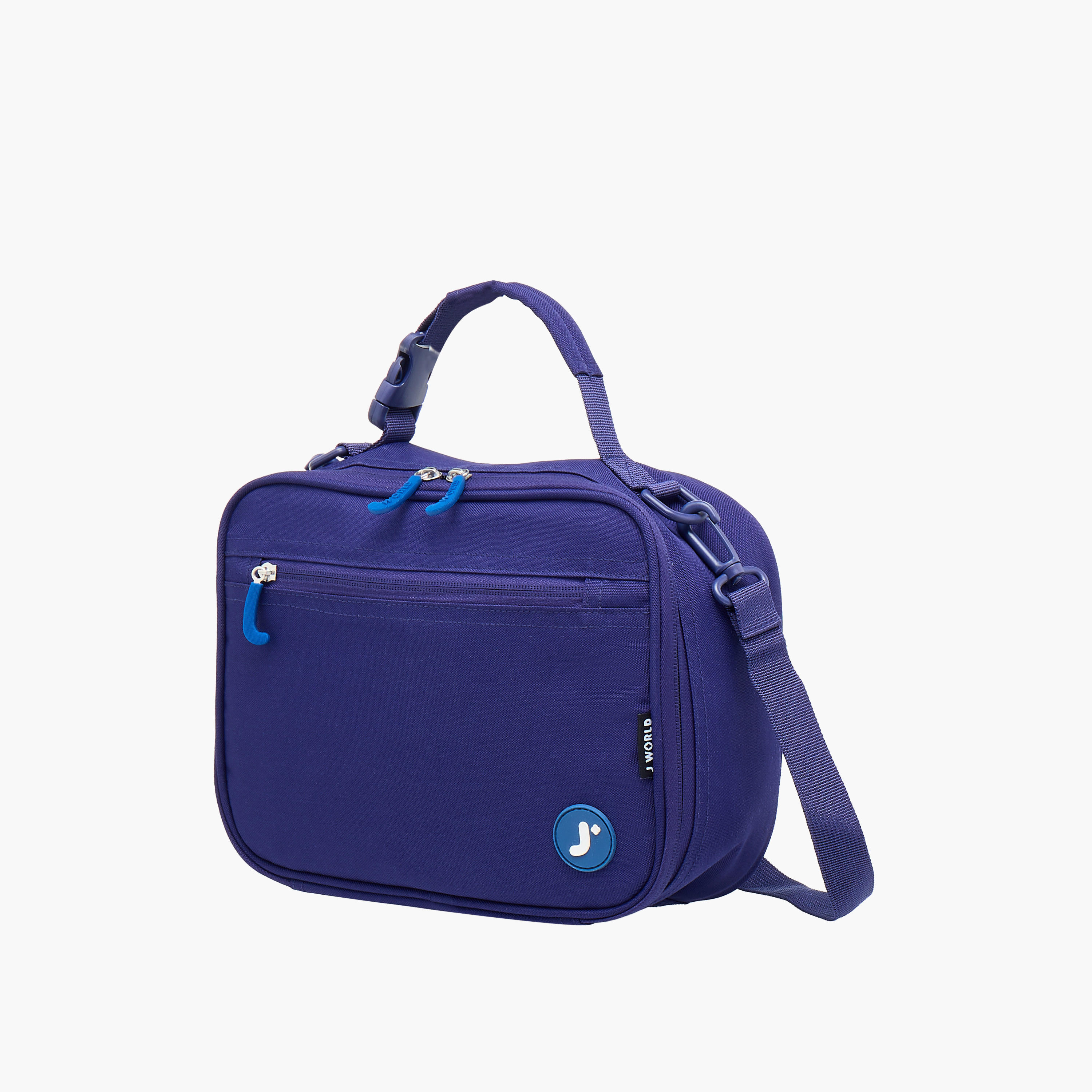 J World Solid Lunch Bag with Adjustable Strap and Zip Closure-school-lunchessentials-lunchbags-image-2
