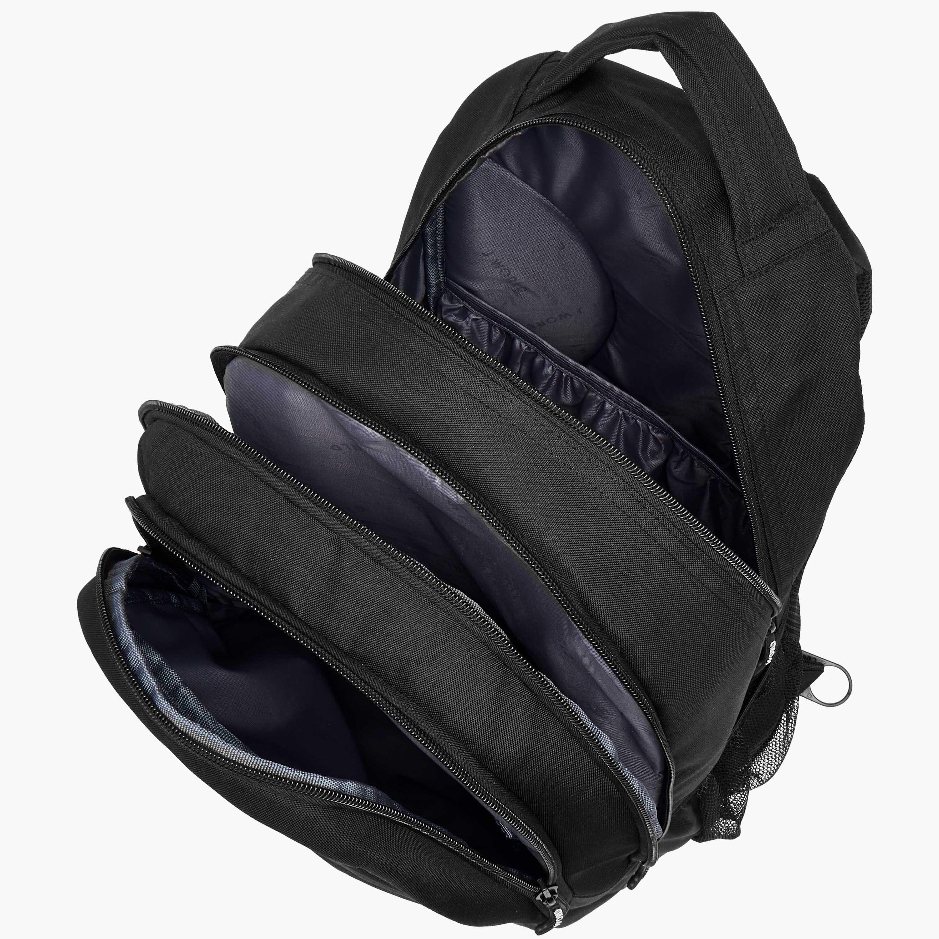 J World 18-inch Solid Backpack with Adjustable Straps and Zip Closure -  27x38x13 cms-school-bagsandbackpacks-backpacks-image-9