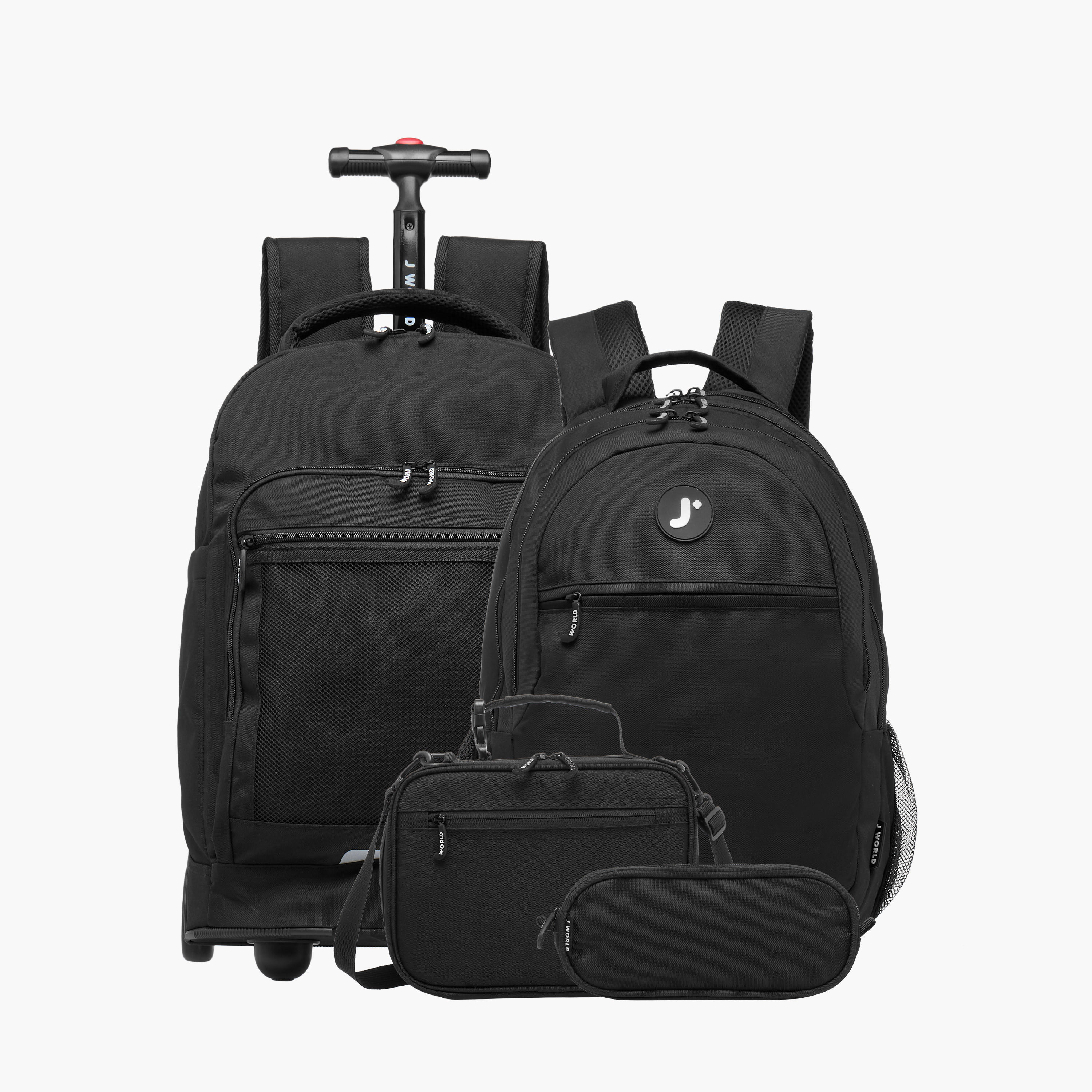 J World 18-inch Solid Backpack with Adjustable Straps and Zip Closure -  27x38x13 cms-school-bagsandbackpacks-backpacks-image-11