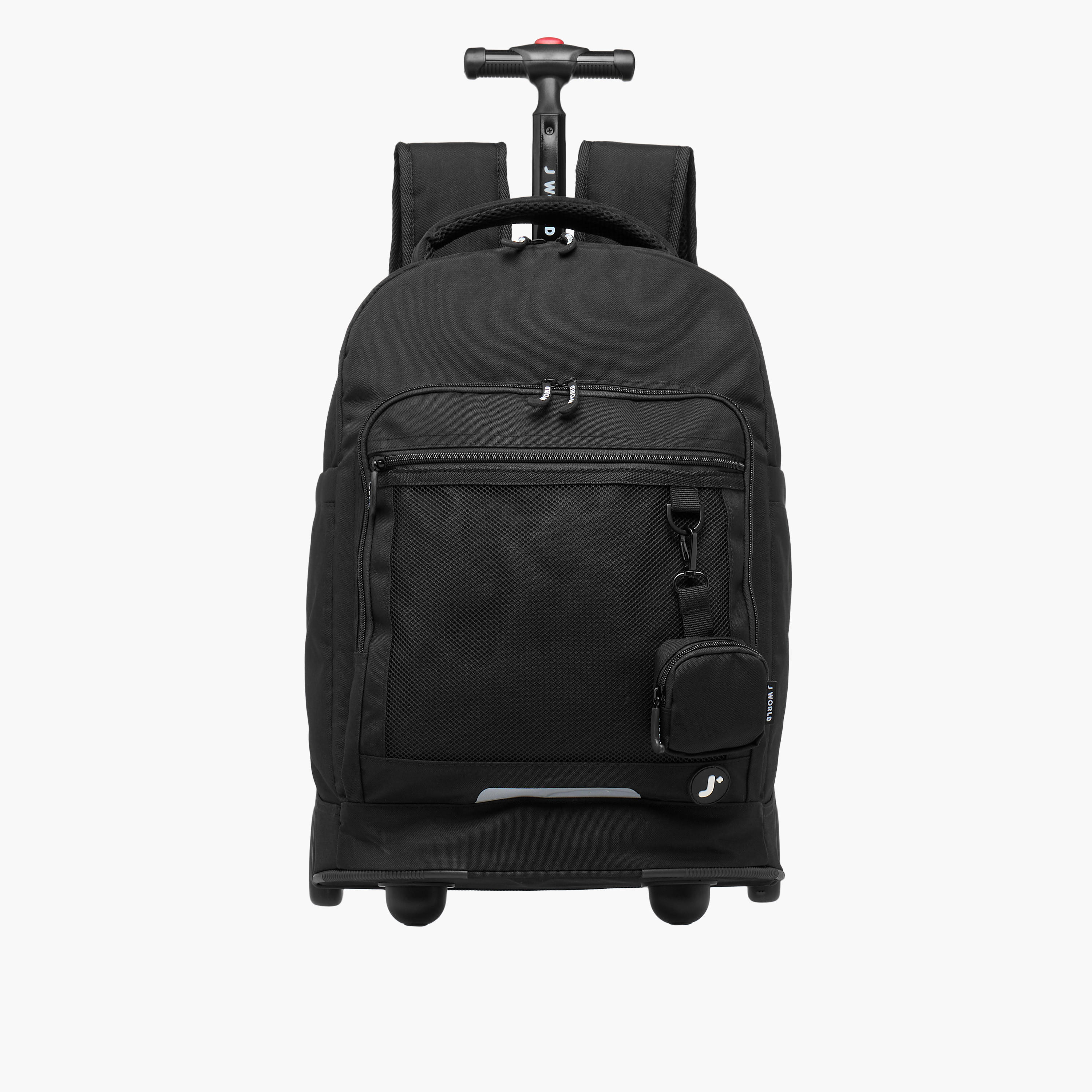 شنطة ترولي سادة للأولاد 8-13 سنة بمقبض قابل للسحب من جيه وورلد-school-bagsandbackpacks-trolleybags-image-1