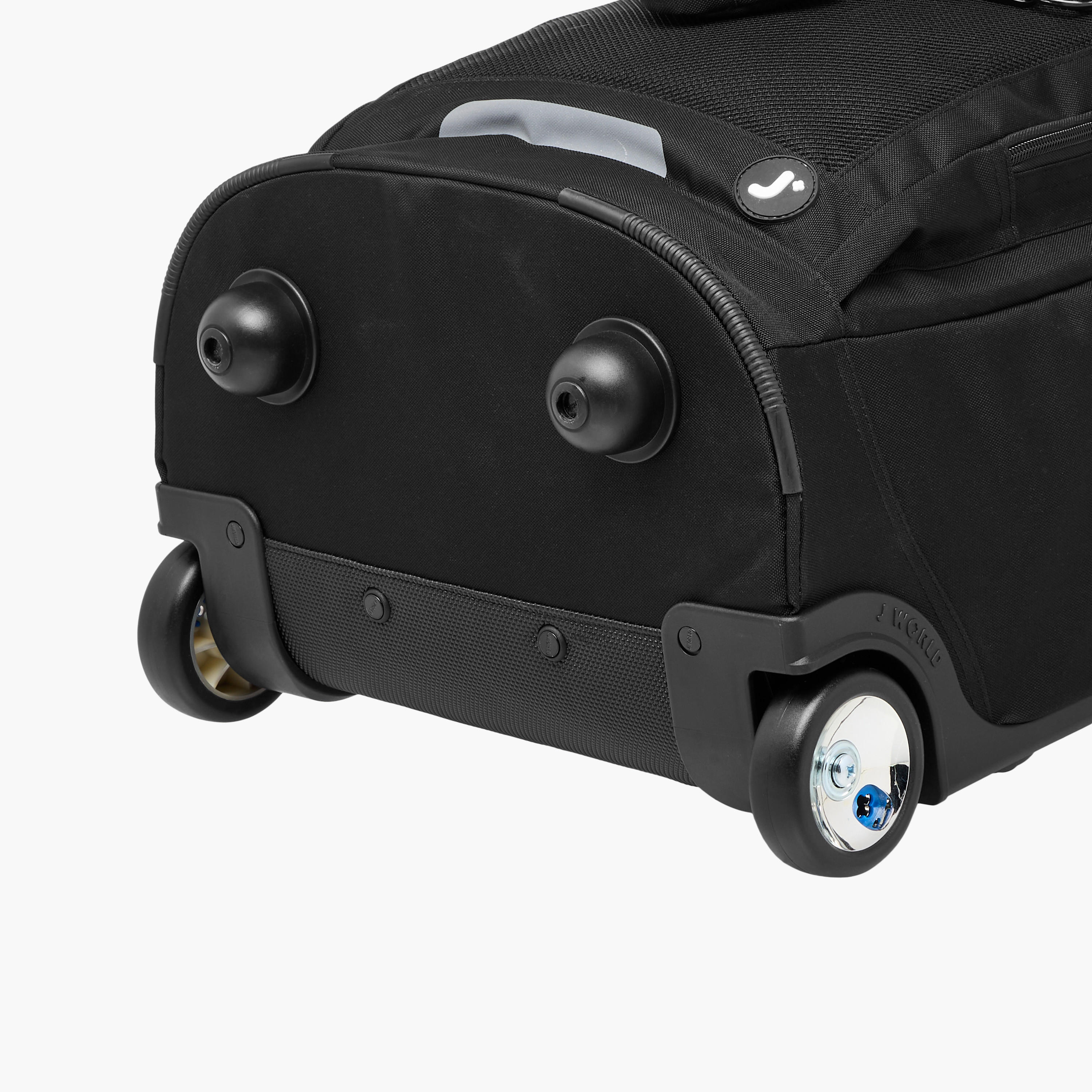 شنطة ترولي سادة للأولاد 8-13 سنة بمقبض قابل للسحب من جيه وورلد-school-bagsandbackpacks-trolleybags-image-12