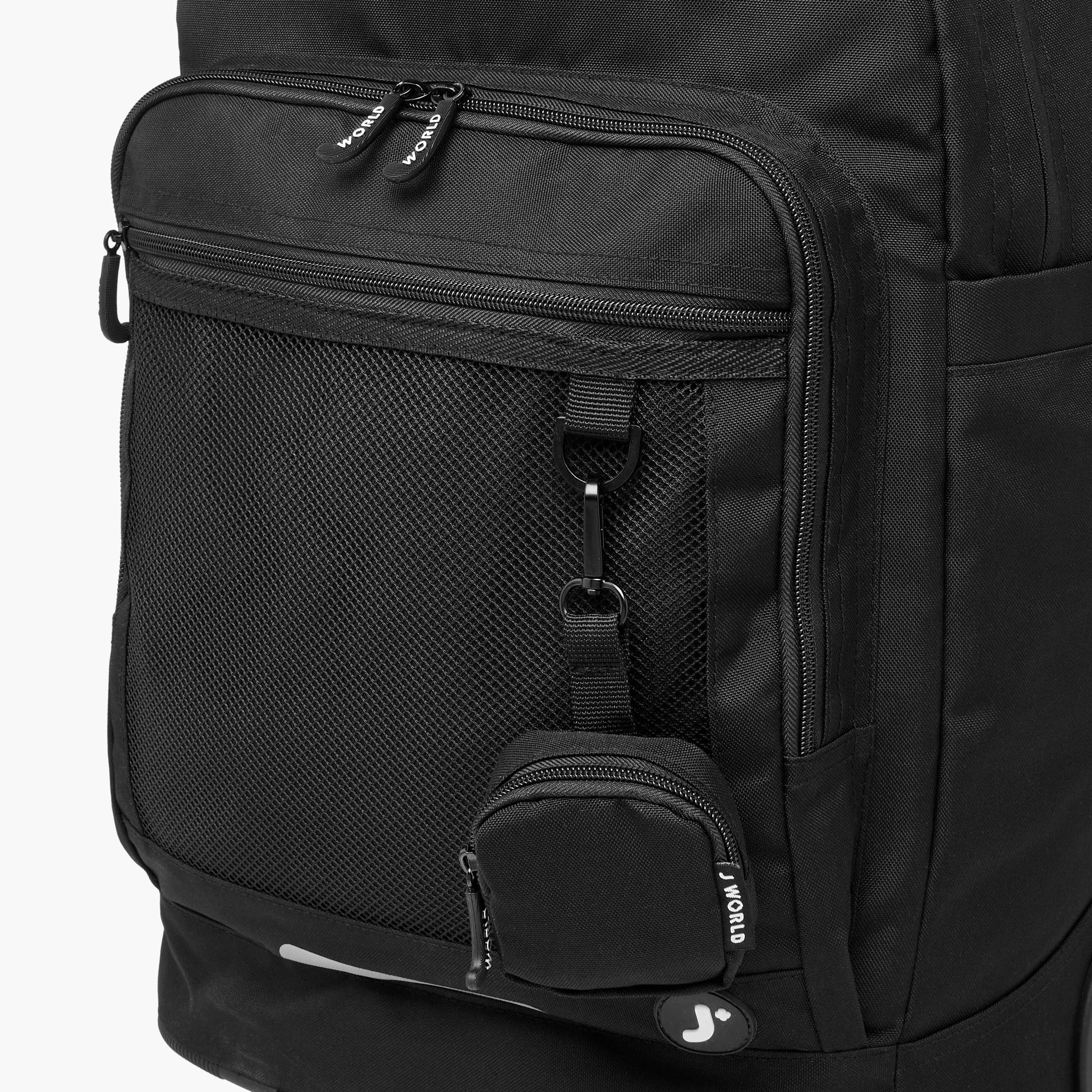 شنطة ترولي سادة للأولاد 8-13 سنة بمقبض قابل للسحب من جيه وورلد-school-bagsandbackpacks-trolleybags-image-9
