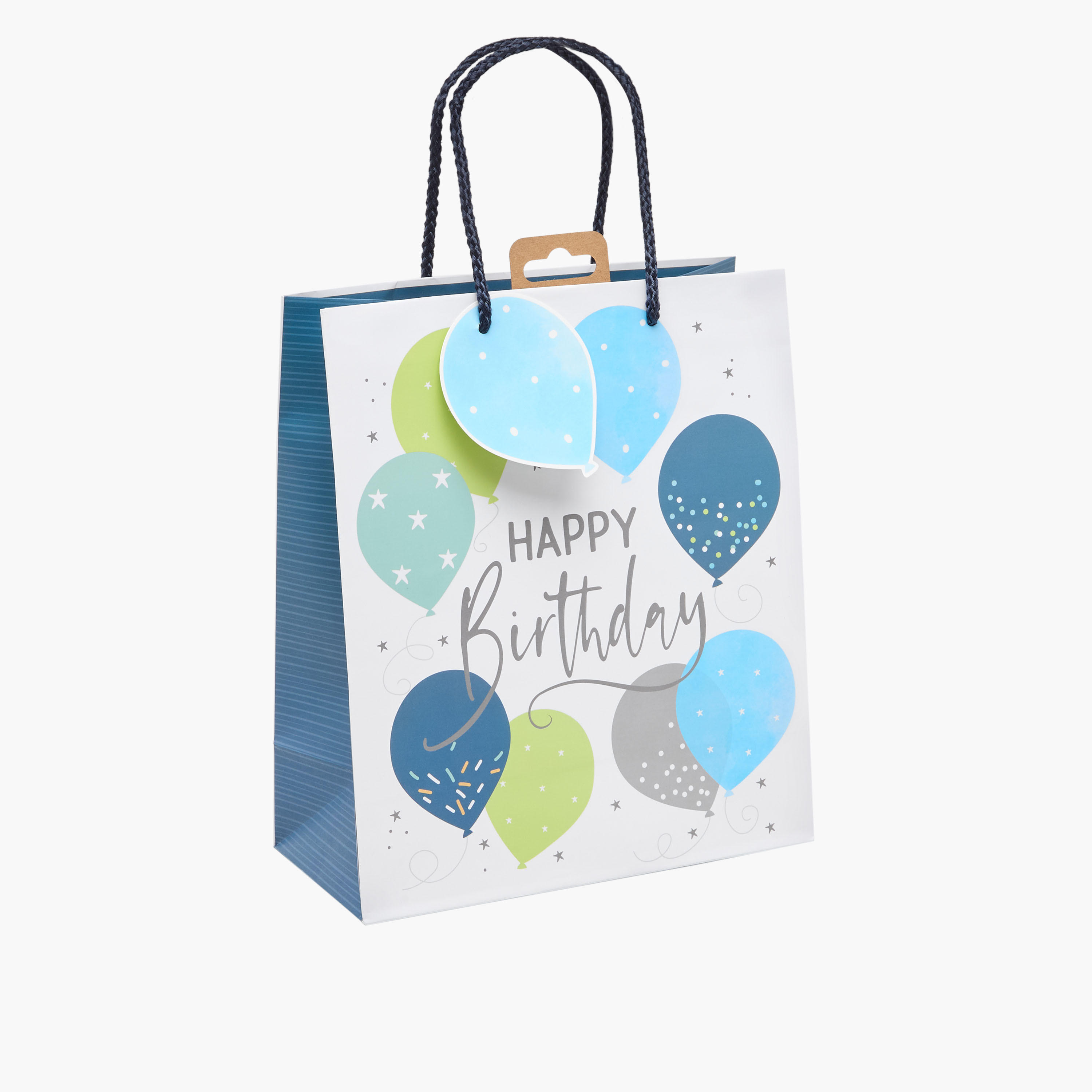Eurowrap Balloon Print Gift Bag - 10x22x25 cms-household-giftingaccessories-giftings-image-2