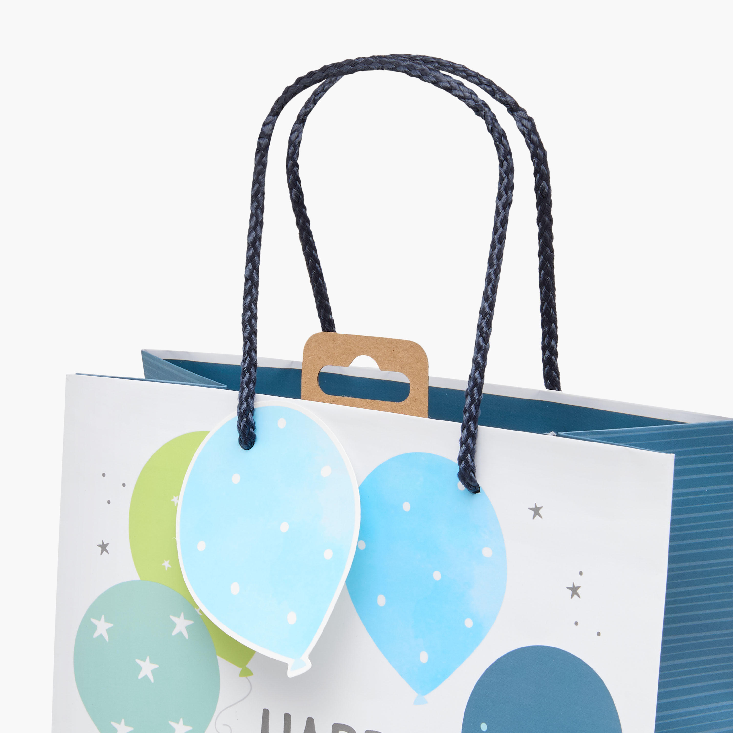 Eurowrap Balloon Print Gift Bag - 10x22x25 cms-household-giftingaccessories-giftings-image-3