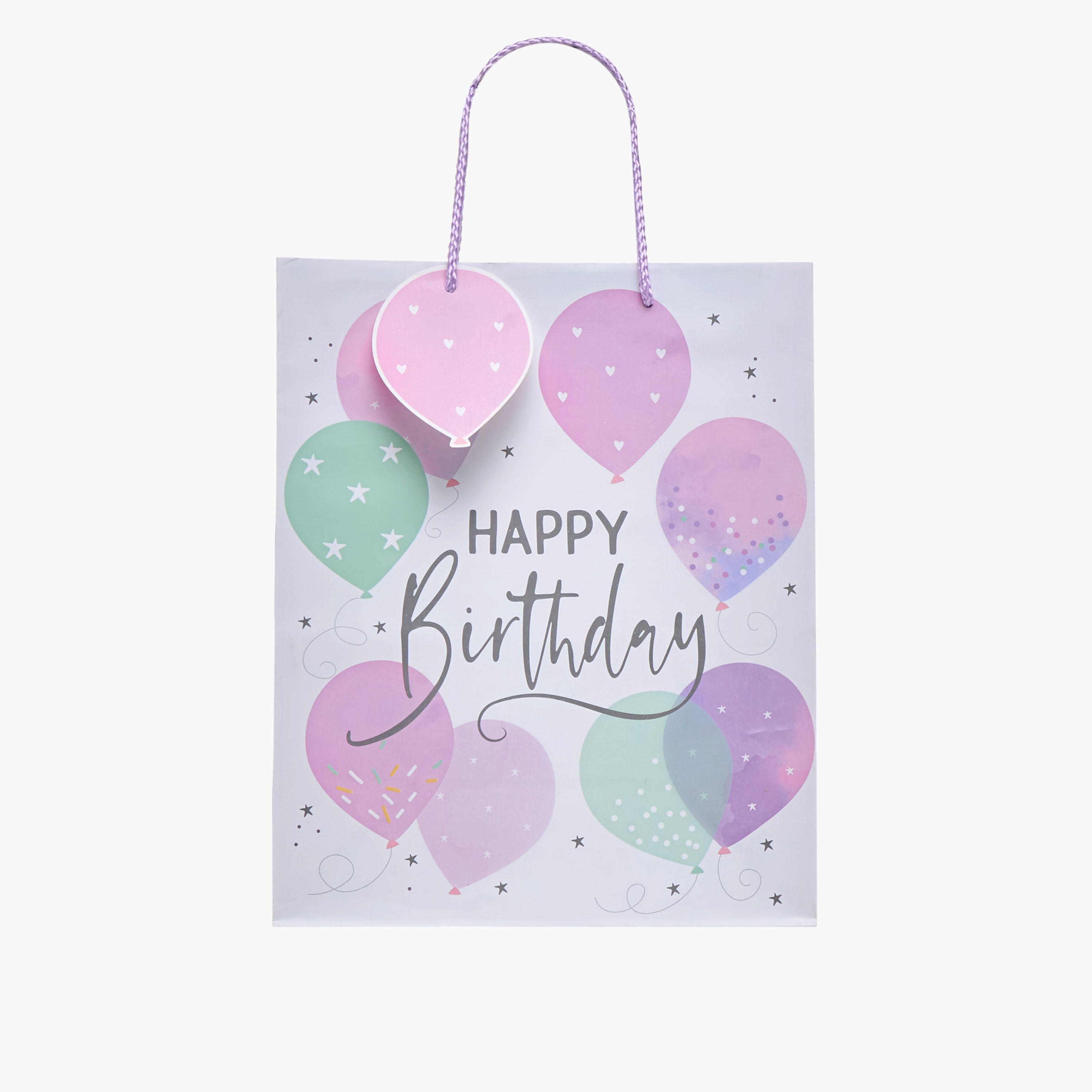 Eurowrap Birthday Print Gift Bag - Large-household-giftingaccessories-giftings-image-2