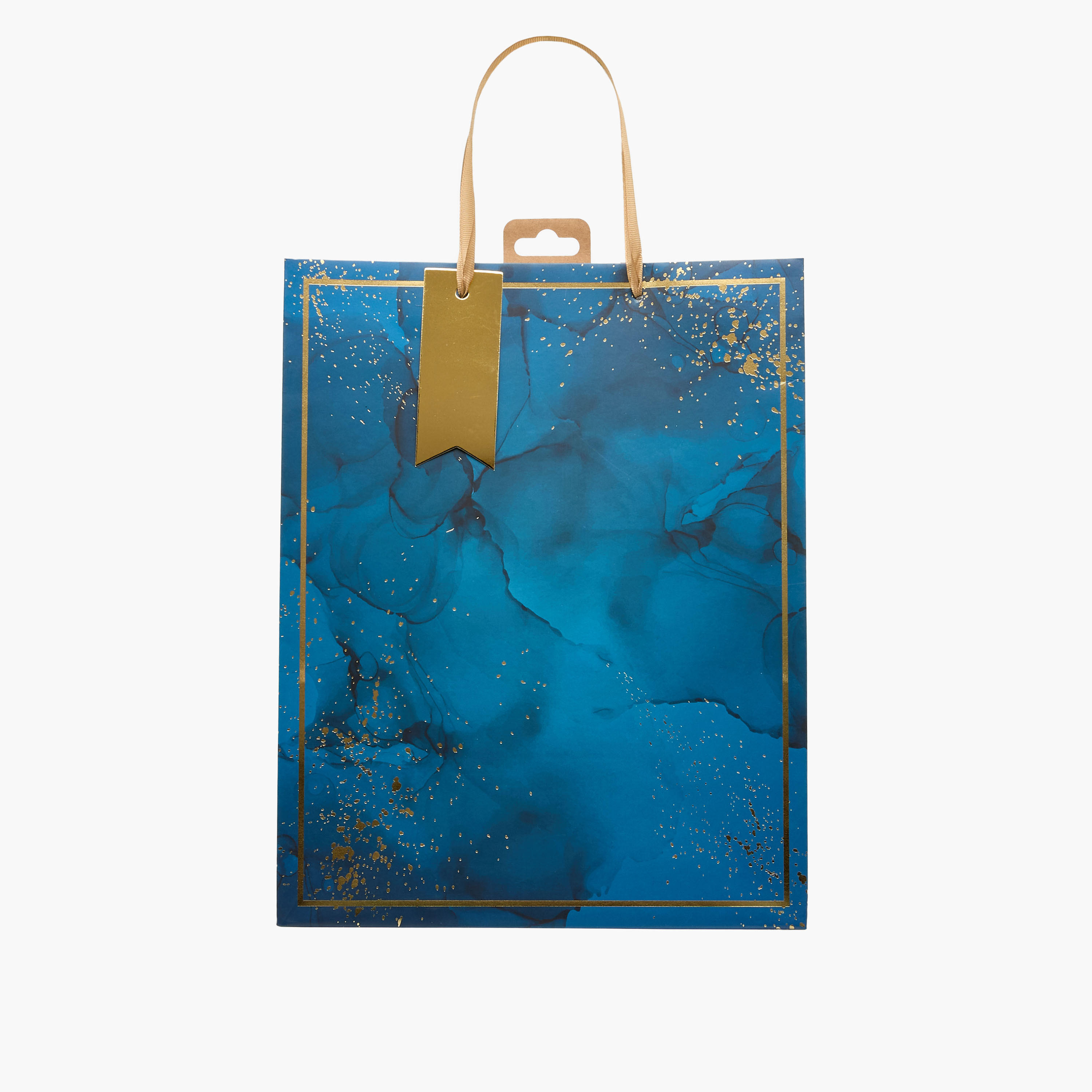 Eurowrap Marble Print Gift Bag - 27x0.4x33 cms-household-giftingaccessories-giftings-image-1