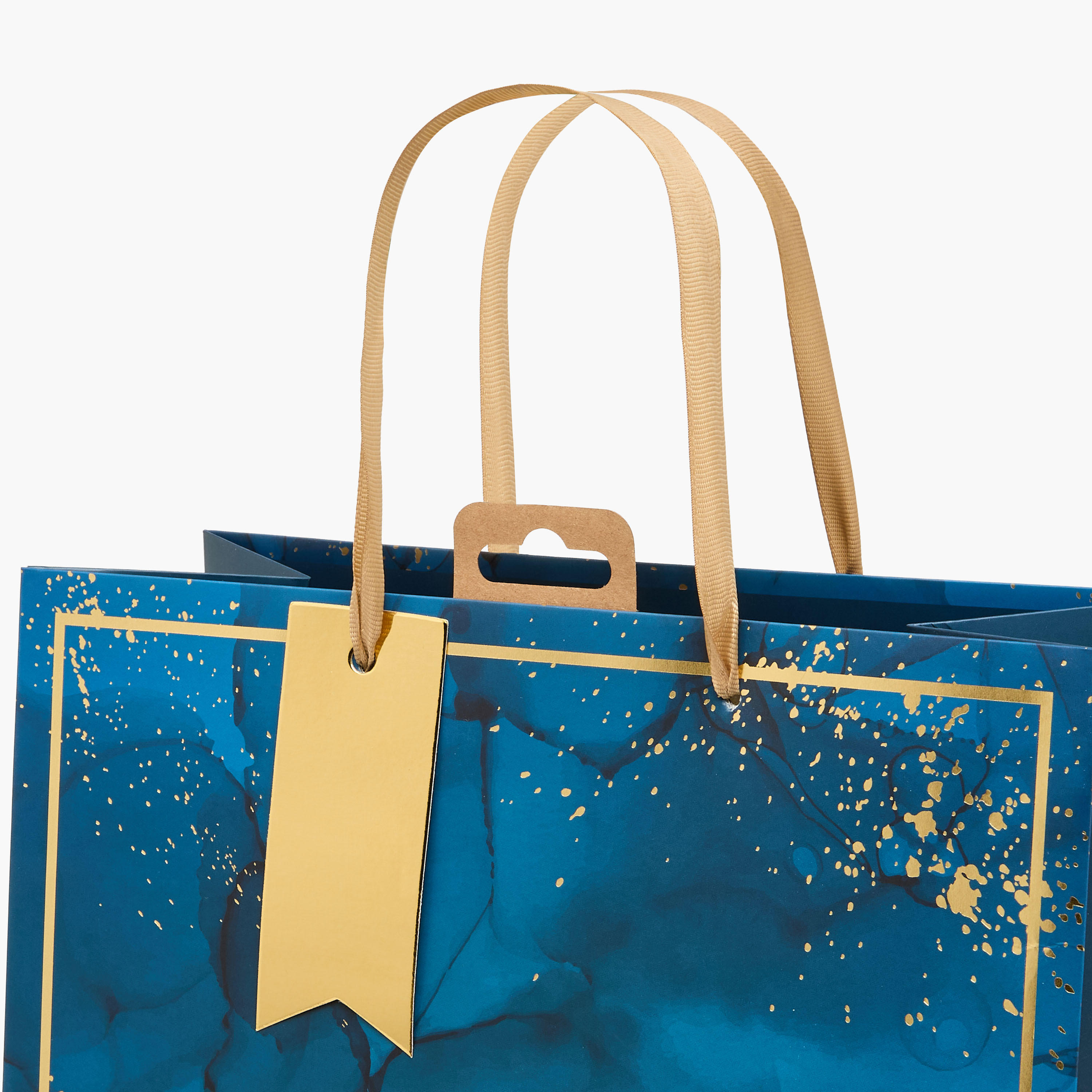 Eurowrap Marble Print Gift Bag - 27x0.4x33 cms-household-giftingaccessories-giftings-image-3