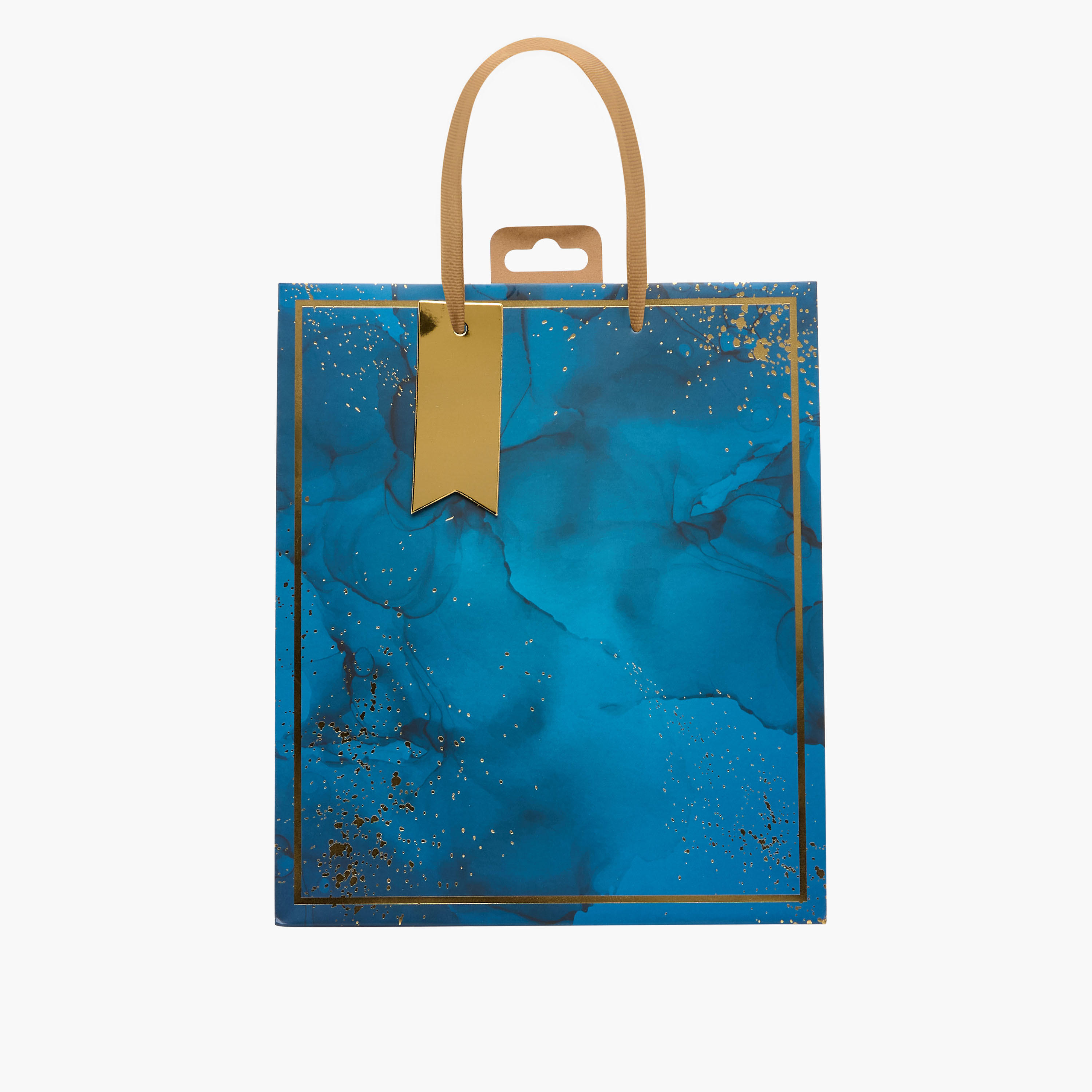 Eurowrap Marble Print Gift Bag - 22x0.4x25 cms-household-giftingaccessories-giftings-image-1