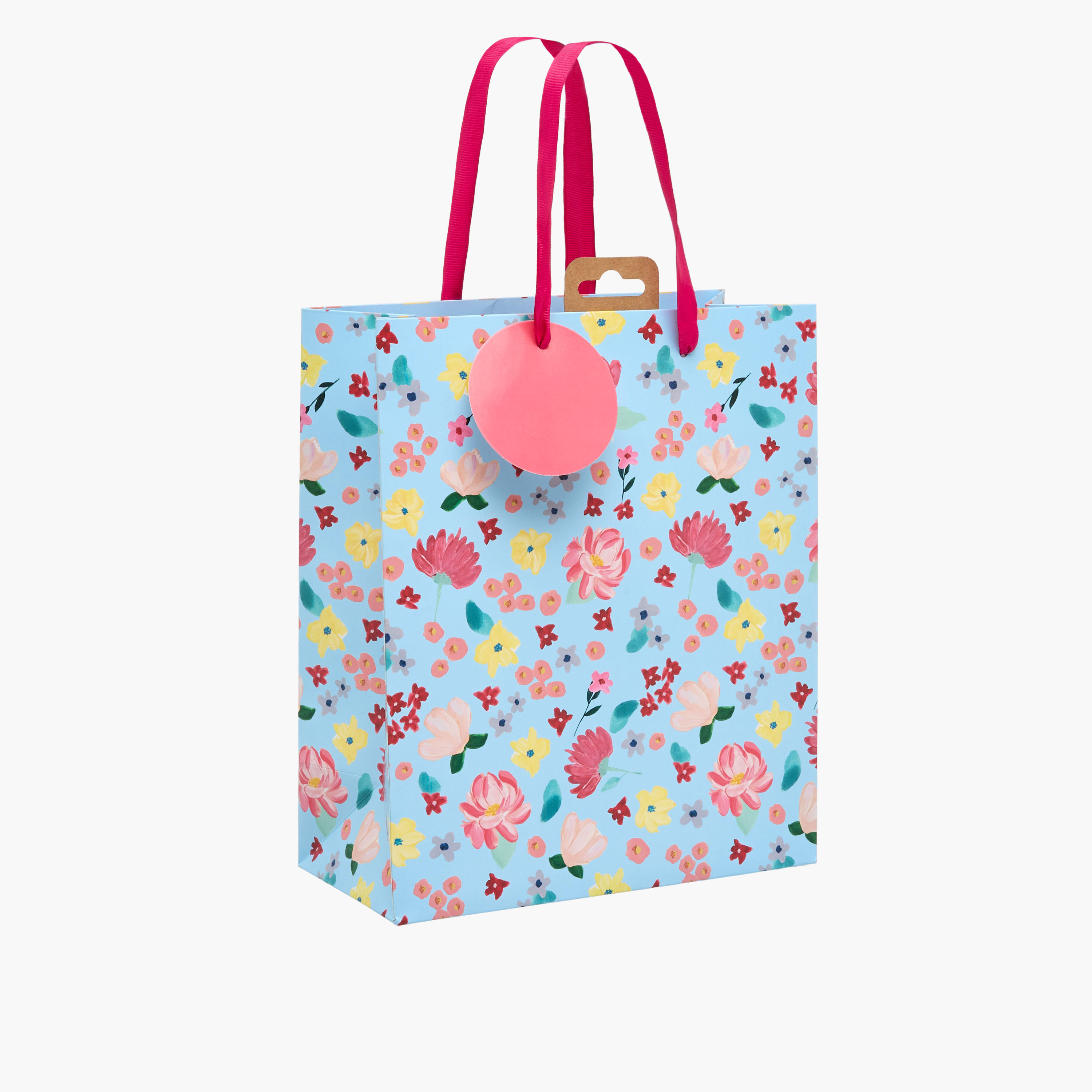 Eurowrap Floral Print Gift Bag - 22x0.4x25 cms-household-giftingaccessories-giftings-image-2