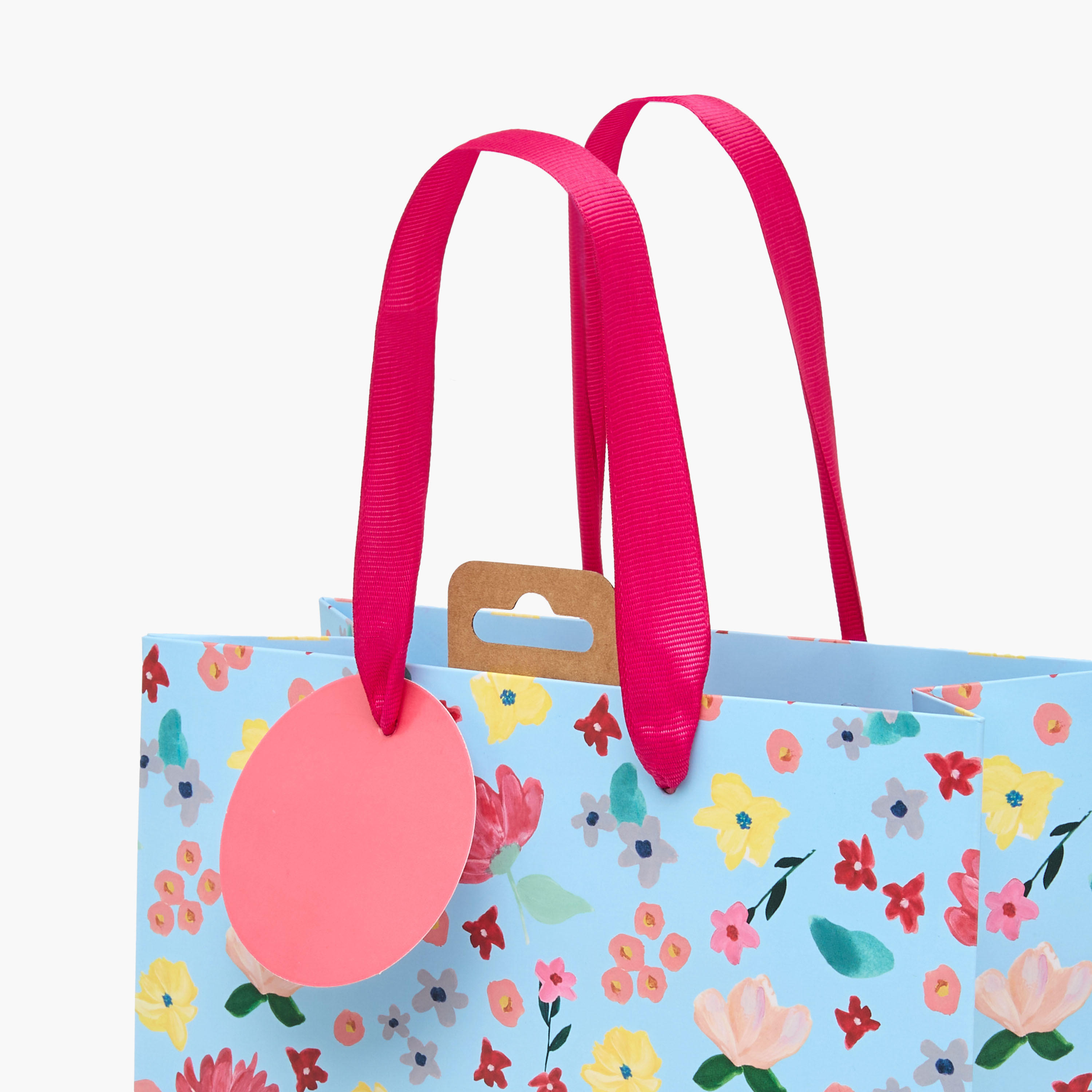 Eurowrap Floral Print Gift Bag - 22x0.4x25 cms-household-giftingaccessories-giftings-image-3