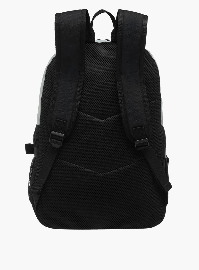 Royal Sac Slogan Print Backpack with Adjustable Straps and Zip Closure - 43x30x15 cms-school-bagsandbackpacks-backpacks-image-5