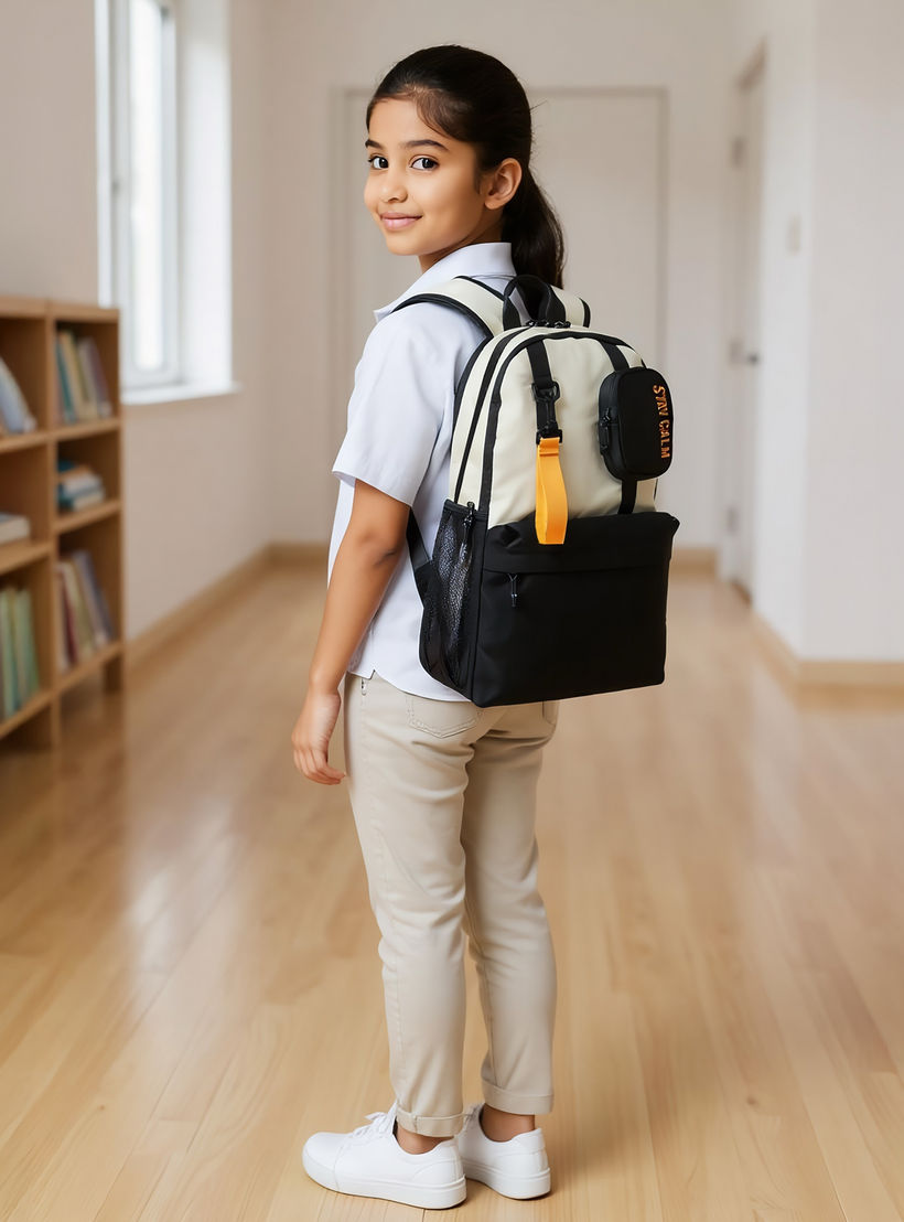 شنطة ظهر بطبعات شعار و حمّالات كتف قابلة للتعديل 18 بوصة من رويال ساك - 45x29x14 سم-school-bagsandbackpacks-backpacks-image-2