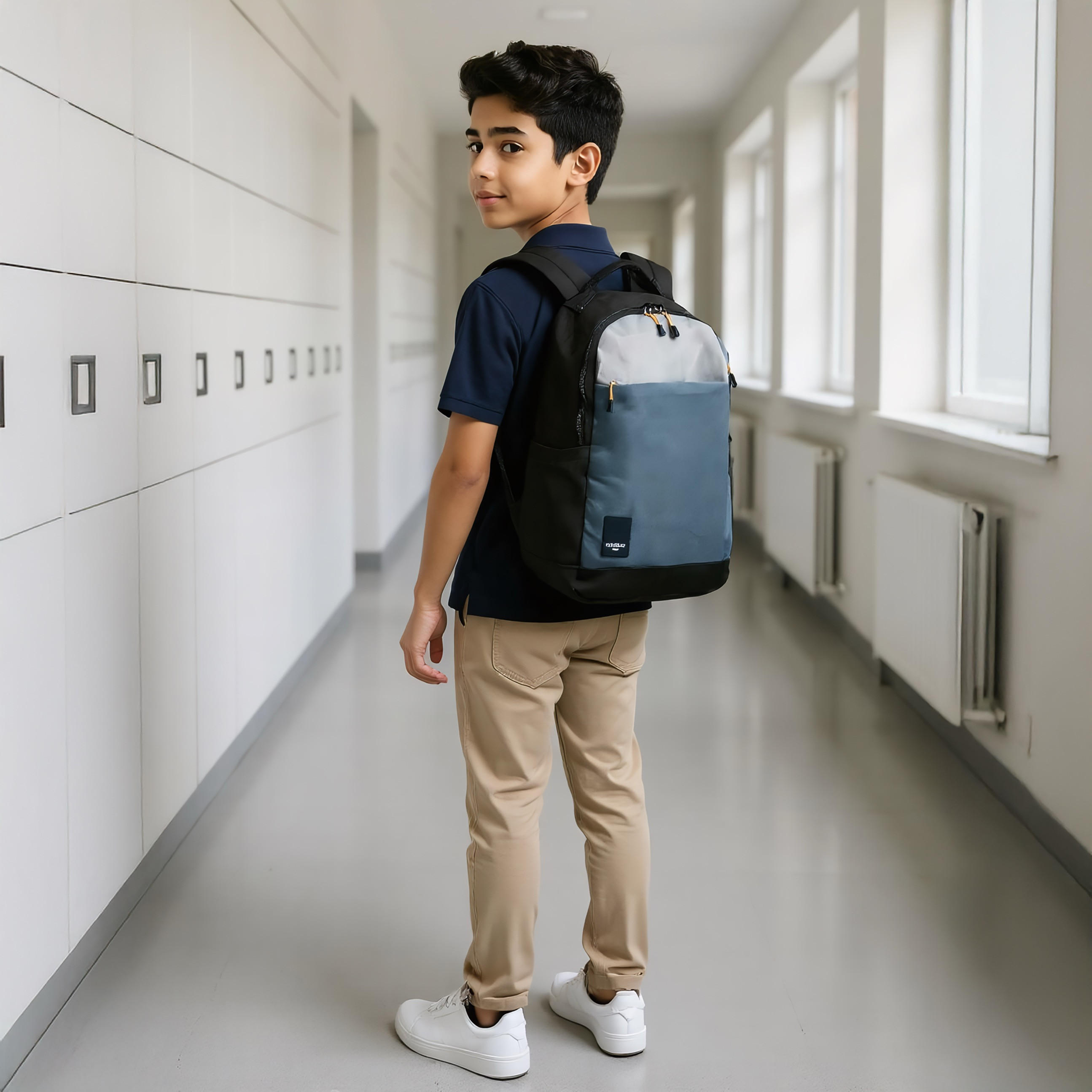 Royal Sac Colourblack 19-inch Backpack with Shoulder Straps - 48x32x15 cms-school-bagsandbackpacks-backpacks-image-3