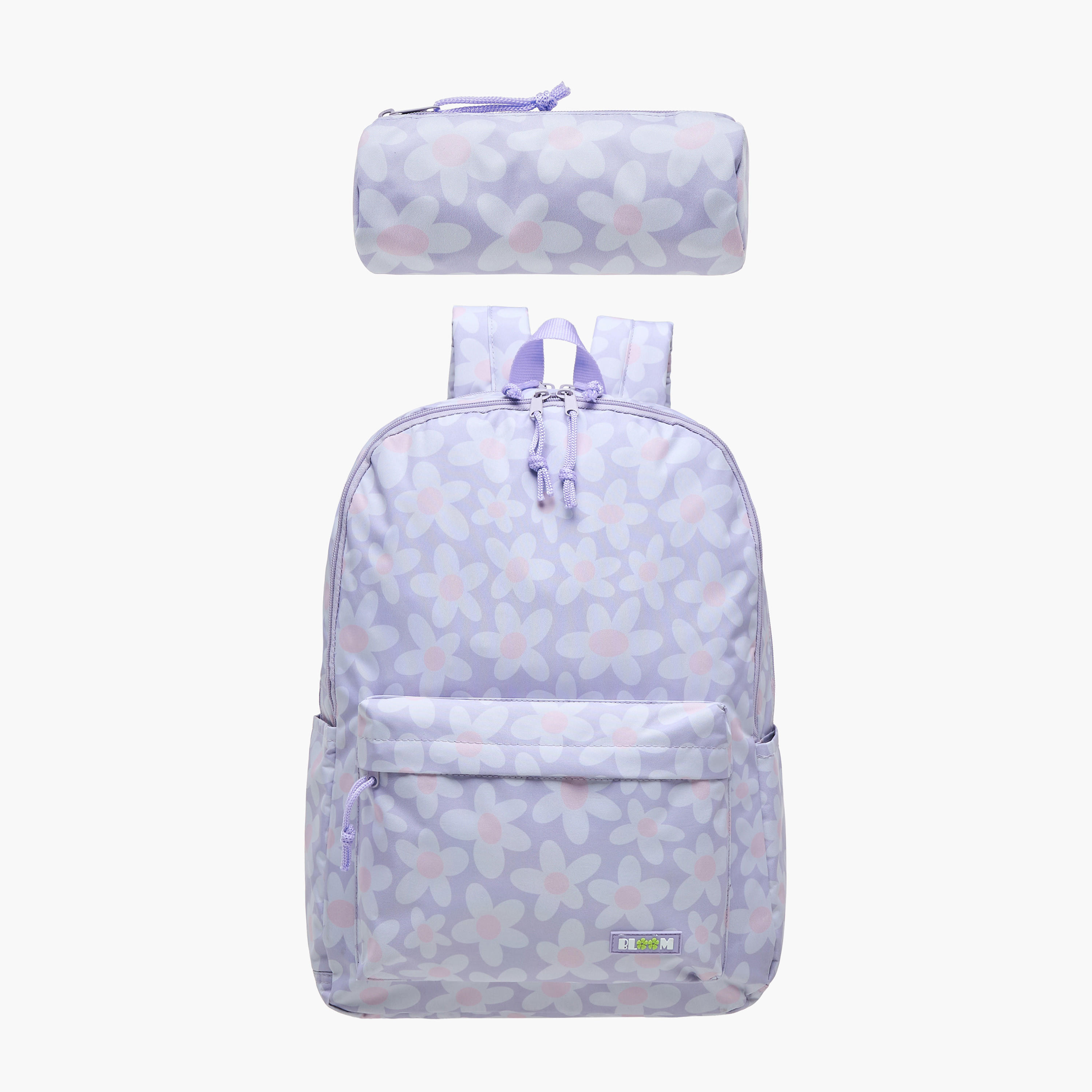 Royal Sac Floral Print 17-inch Backpack with Shoulder Straps - 43x33x16 cms-school-bagsandbackpacks-sets-image-1