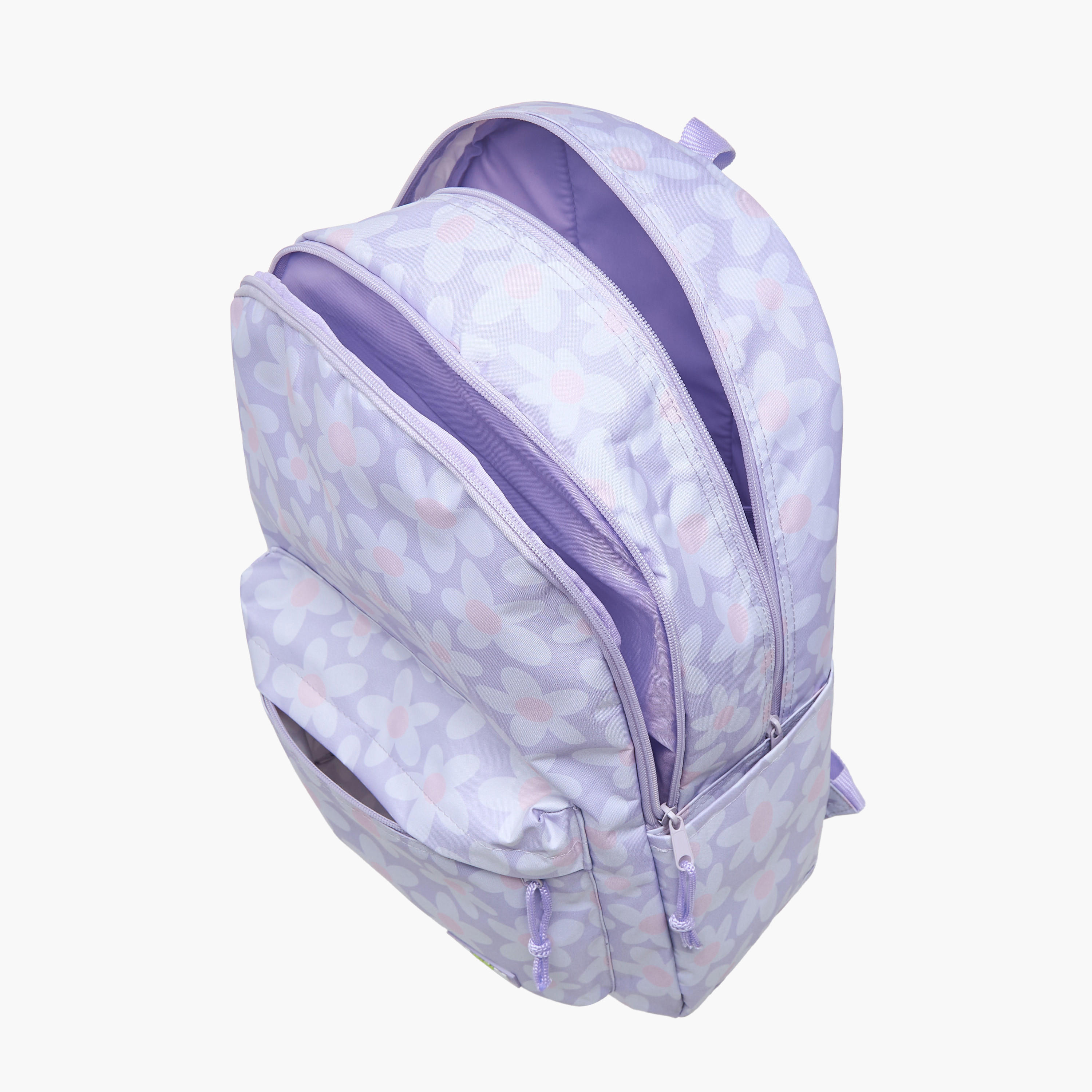 Royal Sac Floral Print 17-inch Backpack with Shoulder Straps - 43x33x16 cms-school-bagsandbackpacks-sets-image-10