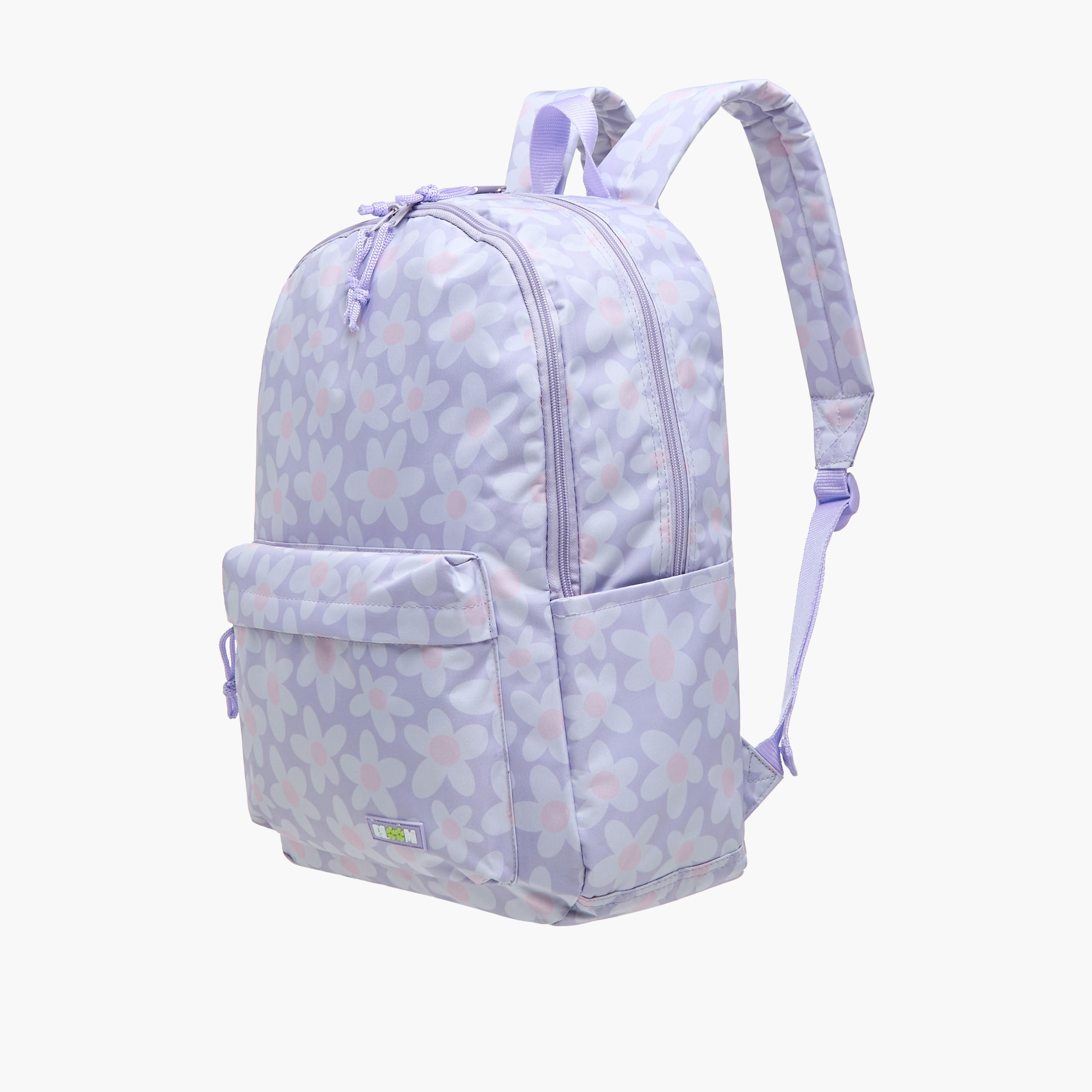 Royal Sac Floral Print 17-inch Backpack with Shoulder Straps - 43x33x16 cms-school-bagsandbackpacks-sets-image-3