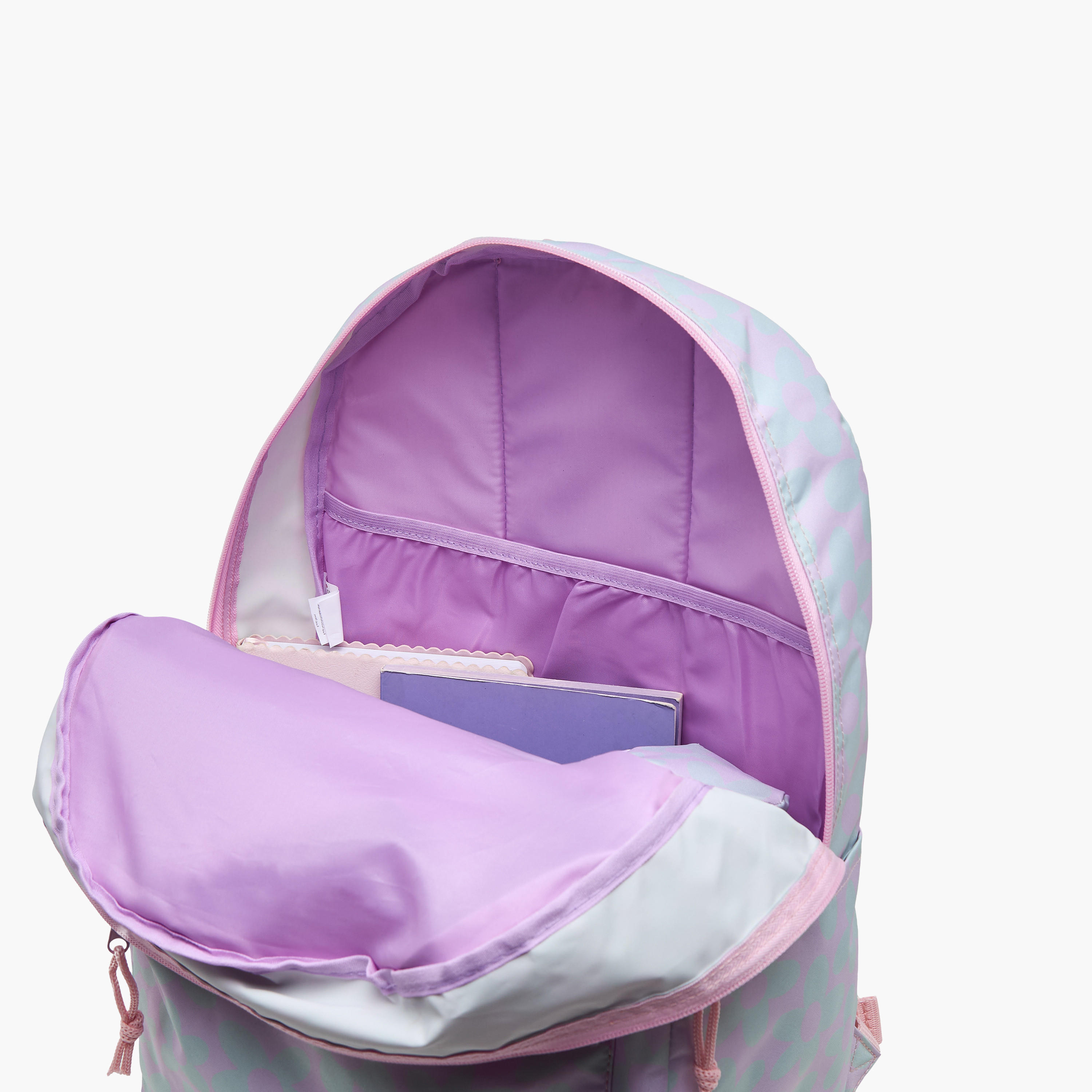 Royal Sac Floral Print Backpack with Pencil Case - 43x33x16 cms-school-bagsandbackpacks-sets-image-12