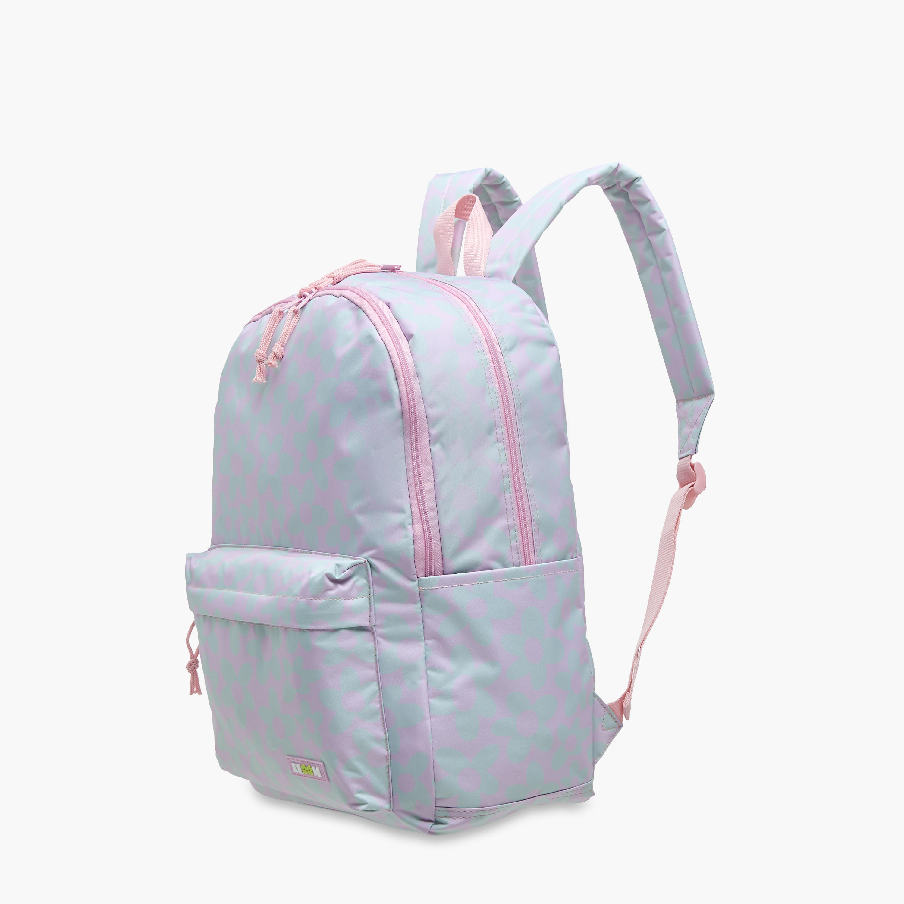 Royal Sac Floral Print Backpack with Pencil Case - 43x33x16 cms-school-bagsandbackpacks-sets-image-7