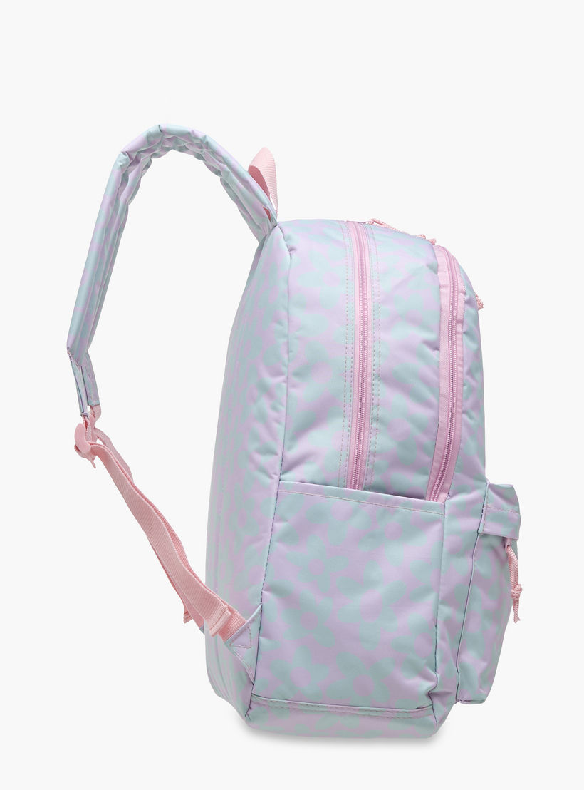 Royal Sac Floral Print Backpack with Pencil Case - 43x33x16 cms-school-bagsandbackpacks-sets-image-9