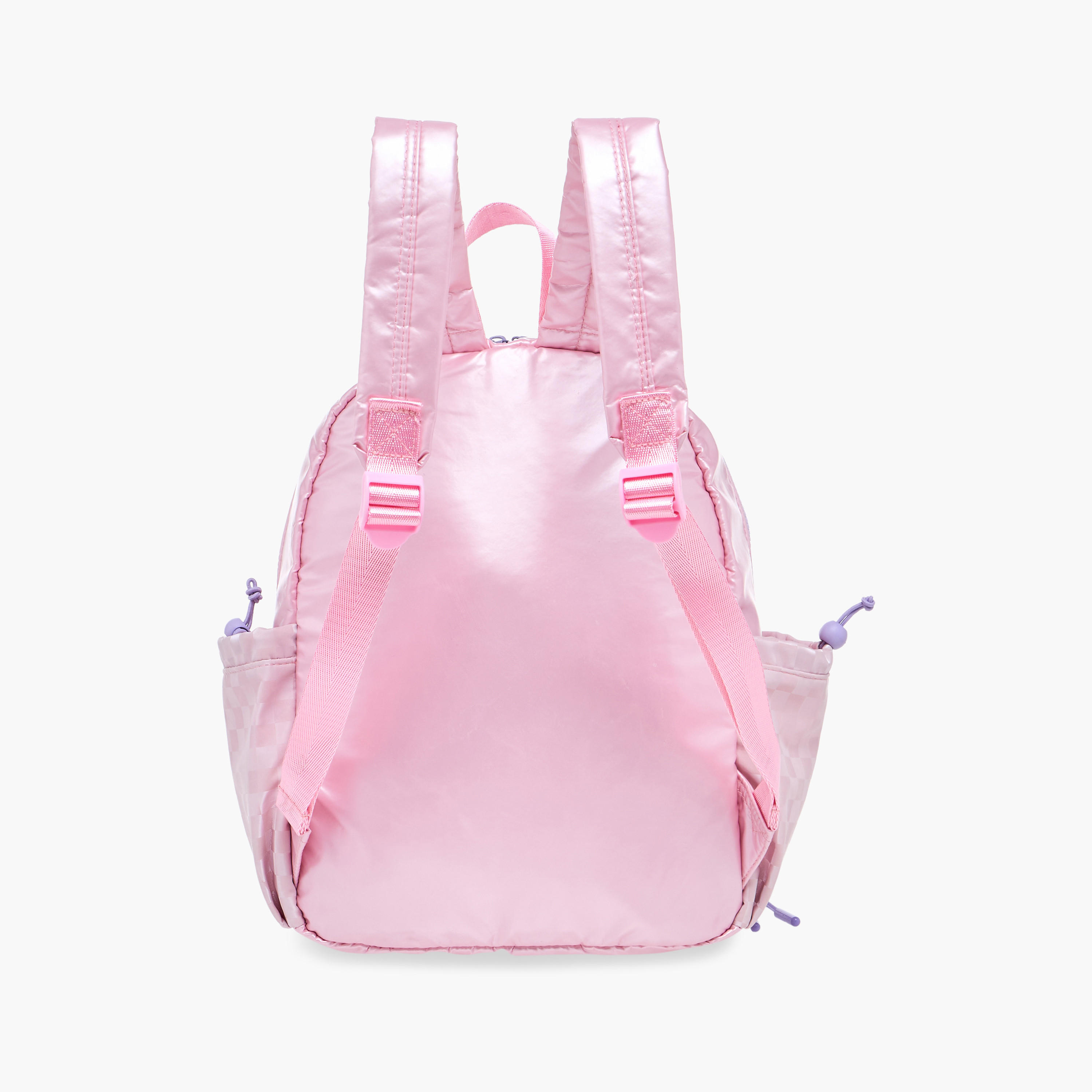 icon Butterfly Accent Backpack with Adjustable Straps and Zip Closure -  33x25x11 cms-school-bagsandbackpacks-backpacks-image-4