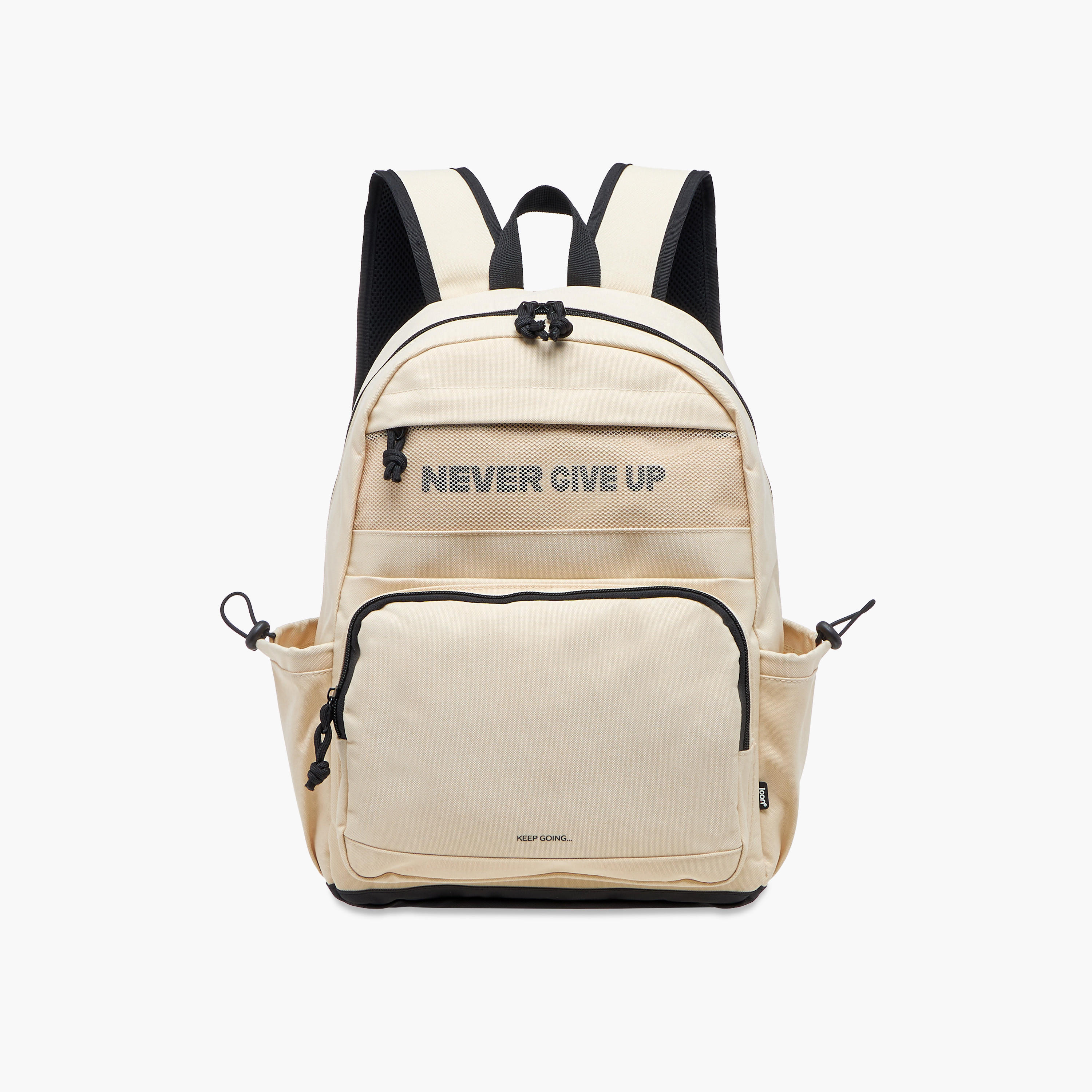 icon Slogan Print Backpack with Adjustable Straps and Zip Closure -  43x31x15 cms-school-bagsandbackpacks-backpacks-image-1