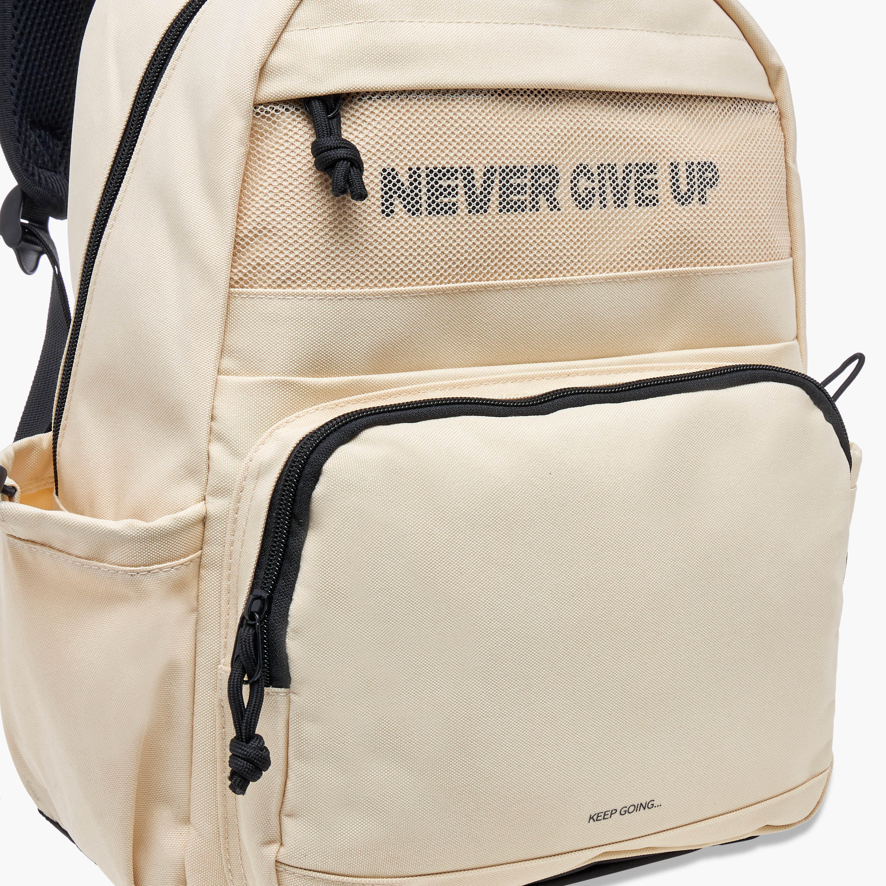 icon Slogan Print Backpack with Adjustable Straps and Zip Closure -  43x31x15 cms-school-bagsandbackpacks-backpacks-image-5