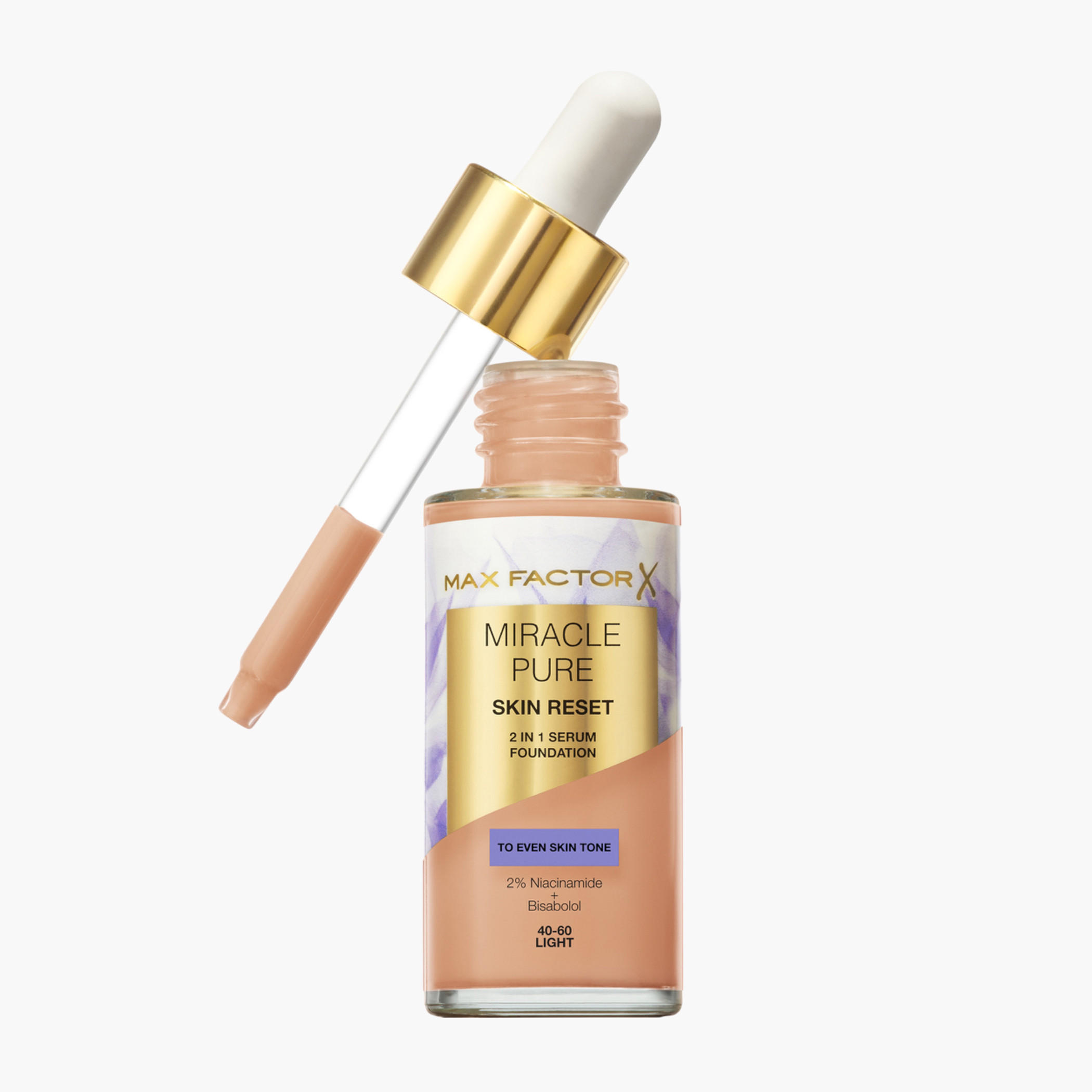 Max Factor Miracle Pure 2-in-1 Skin Reset Serum Foundation - 30 ml-beautyandpersonalcare-makeup-face-foundations-image-1