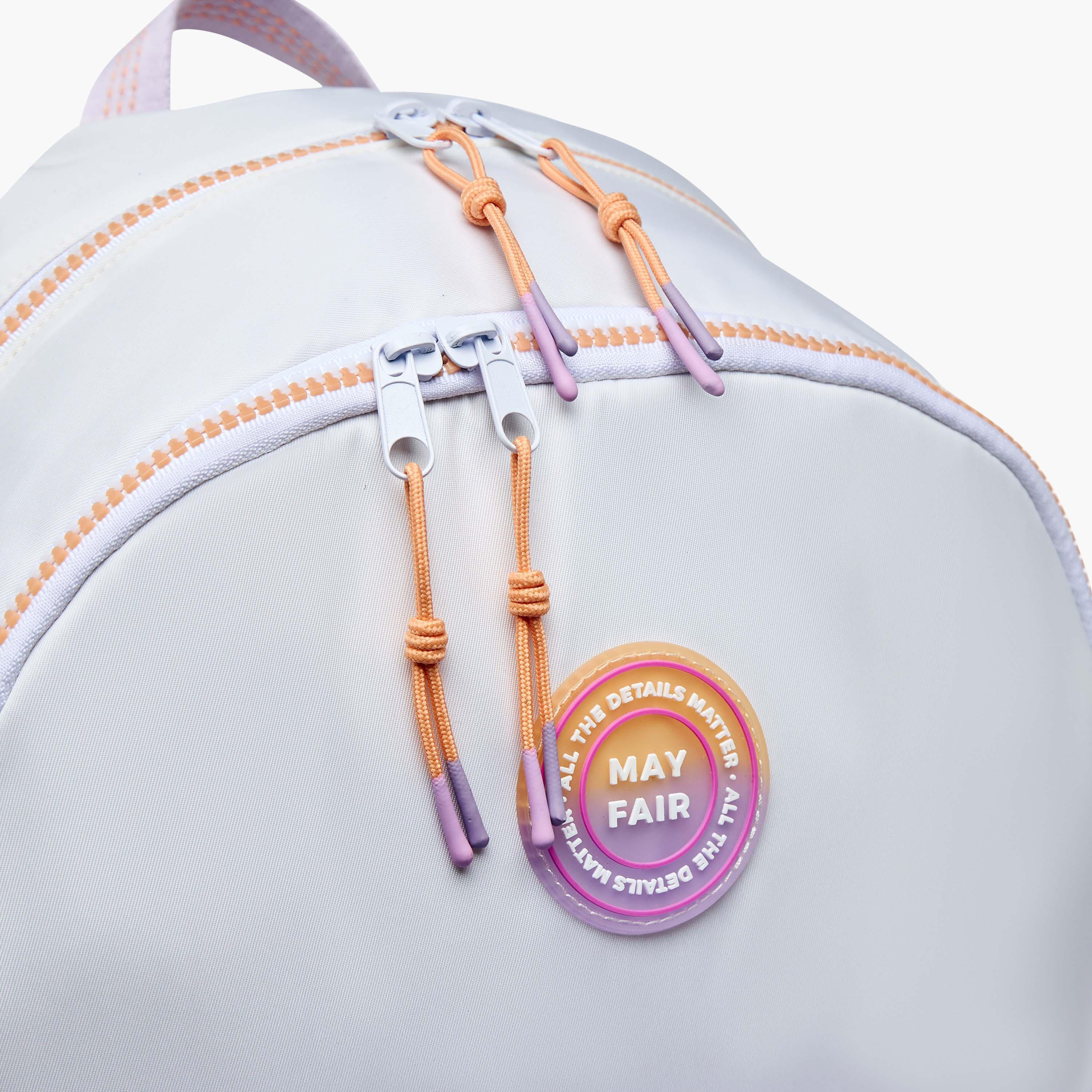 شنطة ظهر بقوالب ملونة وحمّالات قابلة للتعديل وسحاب إغلاق من مايفير - 45x31x17 سم-school-bagsandbackpacks-backpacks-image-5