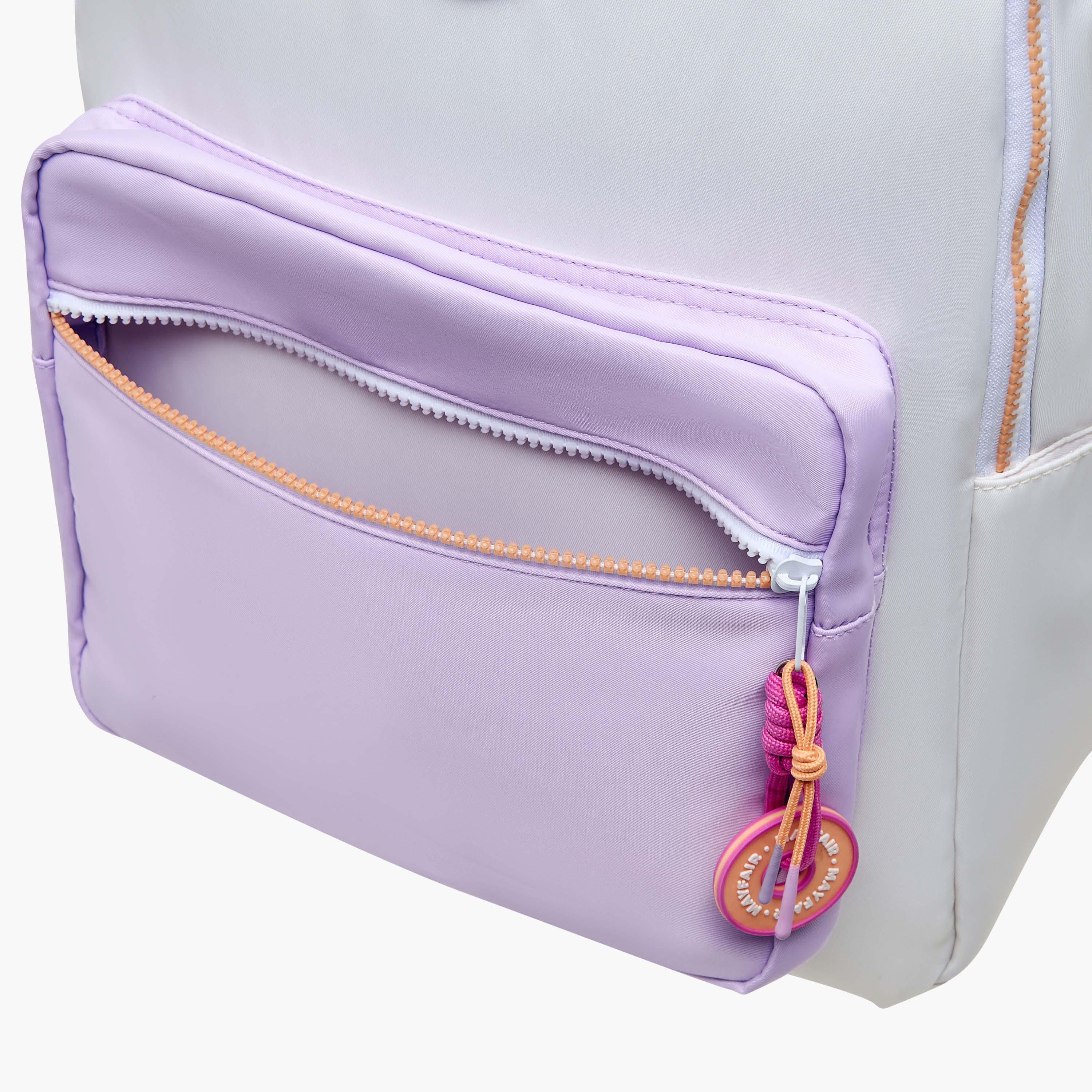 Mayfair Colourblock Backpack with Adjustable Straps and Zip Closure - 45x31x17 cms-school-bagsandbackpacks-backpacks-image-7