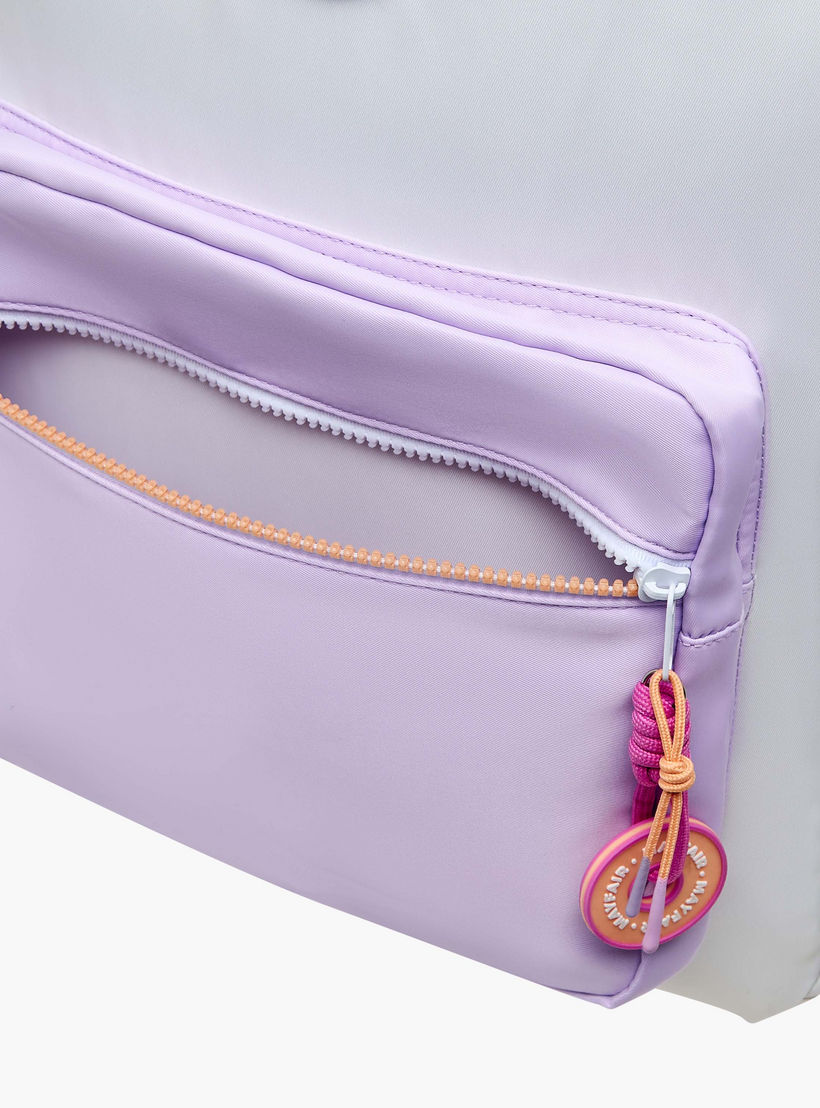 شنطة ظهر بقوالب ملونة وحمّالات قابلة للتعديل وسحاب إغلاق من مايفير - 45x31x17 سم-school-bagsandbackpacks-backpacks-image-7