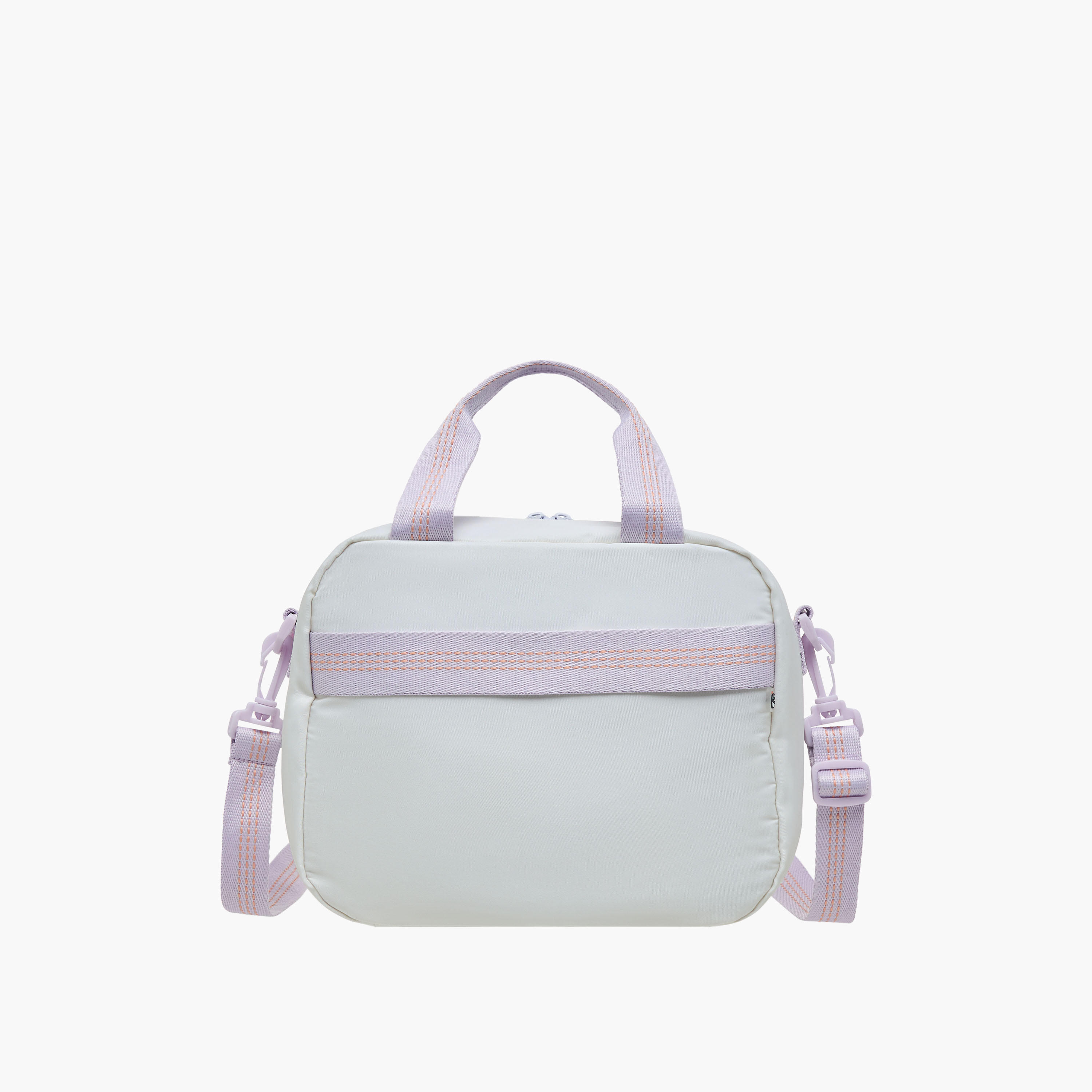 Mayfair Solid Lunch Bag with Zip Closure and Detachable Strap-school-lunchessentials-lunchbags-image-3