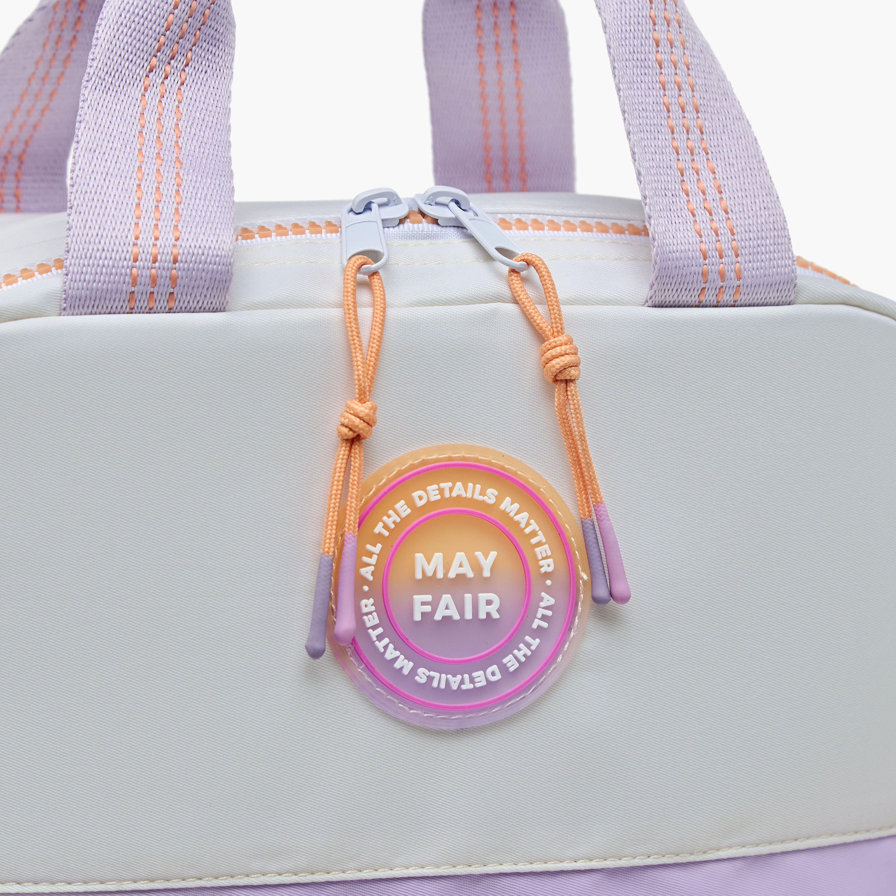 Mayfair Solid Lunch Bag with Zip Closure and Detachable Strap-school-lunchessentials-lunchbags-image-4