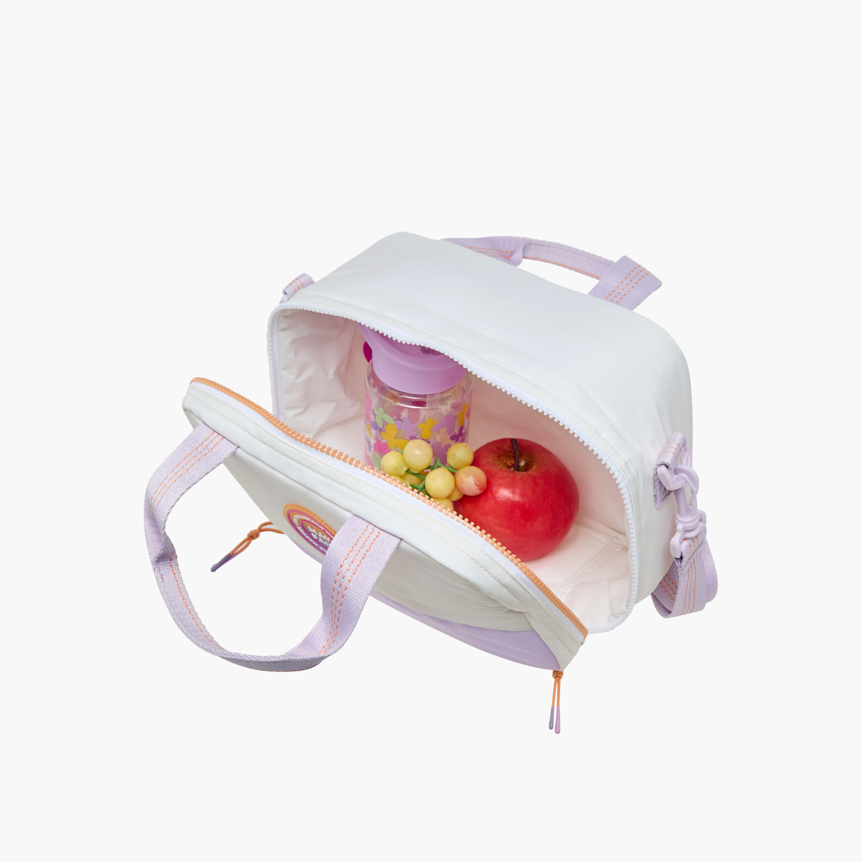 Mayfair Solid Lunch Bag with Zip Closure and Detachable Strap-school-lunchessentials-lunchbags-image-5