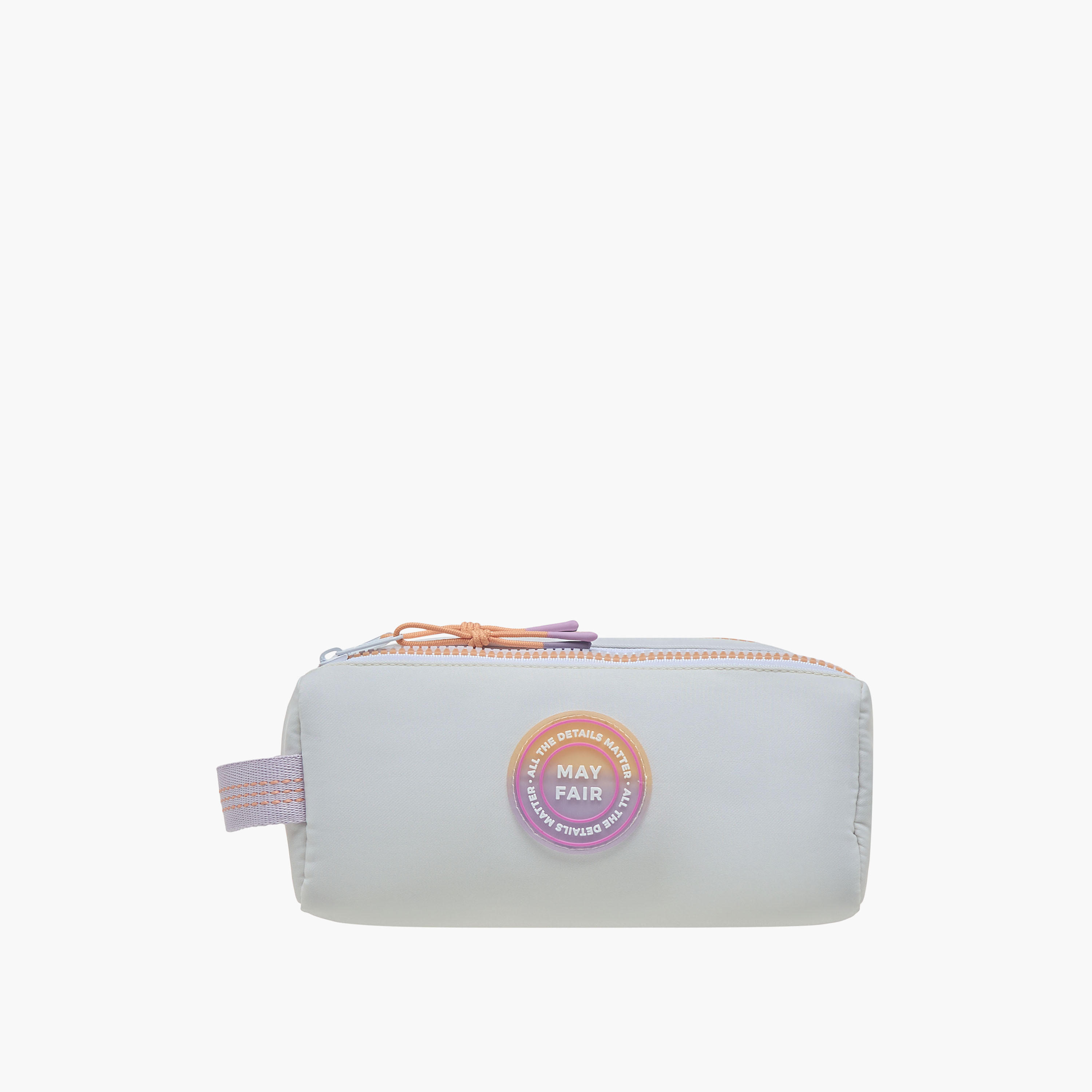 Mayfair Solid 3-Compartment Pencil Pouch with Zip Closure-school-stationery-pencilcases-image-1