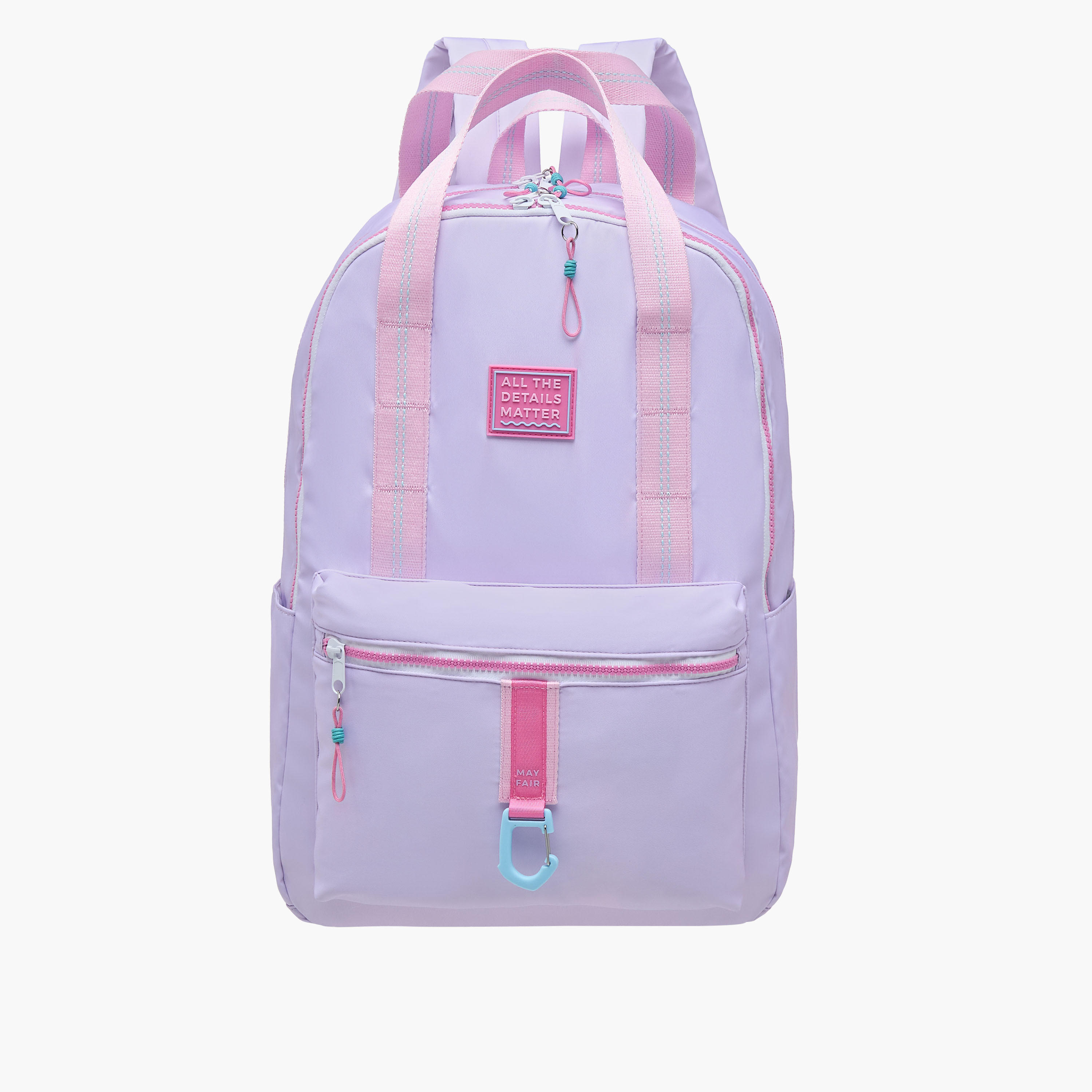 Mayfair Colourblock Backpack with Adjustable Shoulder Straps - 45x31x17 cm-school-bagsandbackpacks-backpacks-image-1