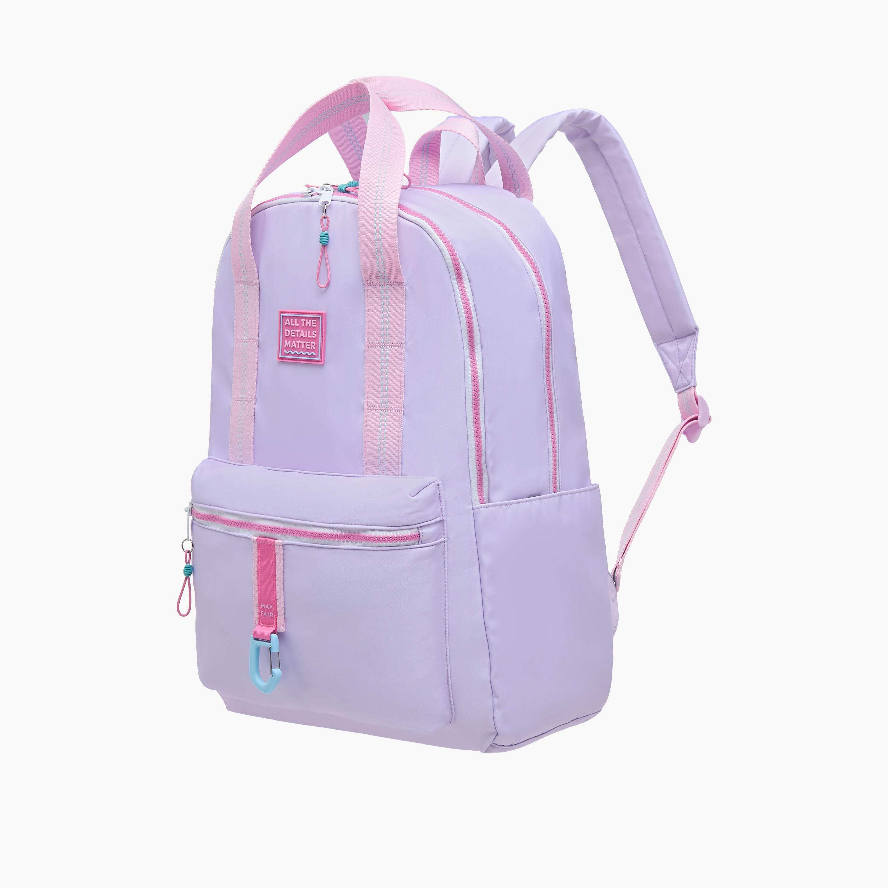 Mayfair Colourblock Backpack with Adjustable Shoulder Straps - 45x31x17 cm-school-bagsandbackpacks-backpacks-image-2