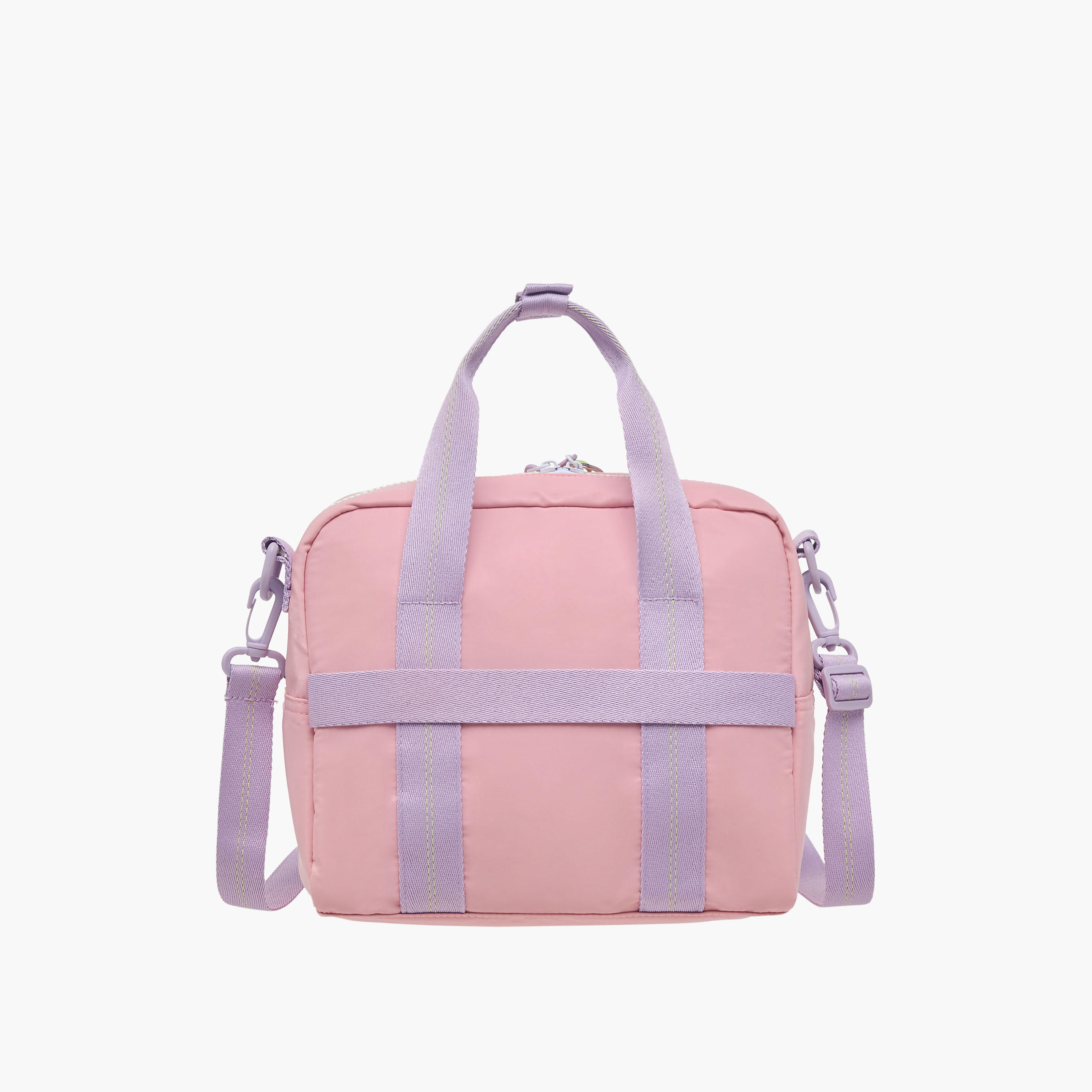 Mayfair Colourblock Lunch Bag with Zip Closure and Detachable Strap-school-lunchessentials-lunchbags-image-3