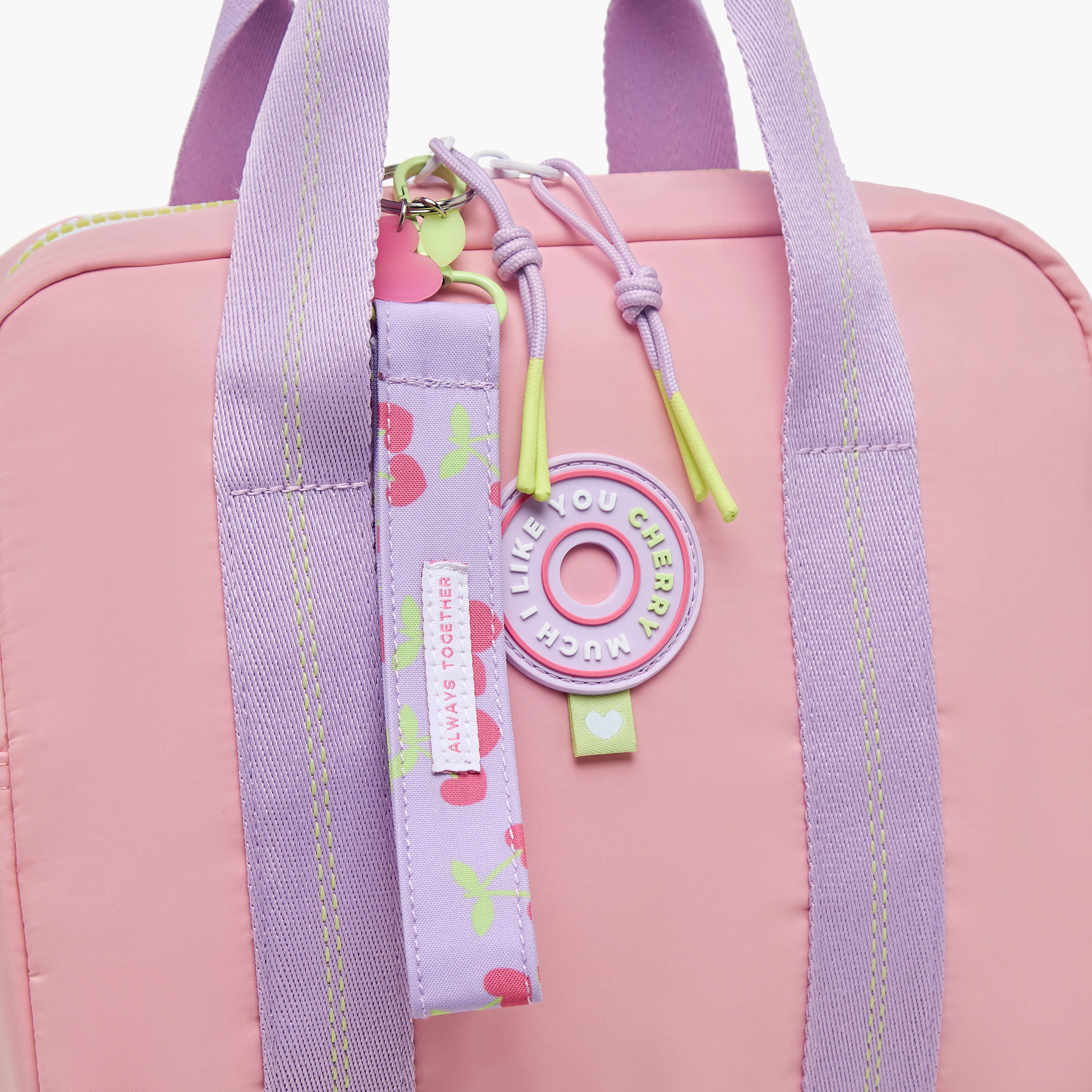 Mayfair Colourblock Lunch Bag with Zip Closure and Detachable Strap-school-lunchessentials-lunchbags-image-4