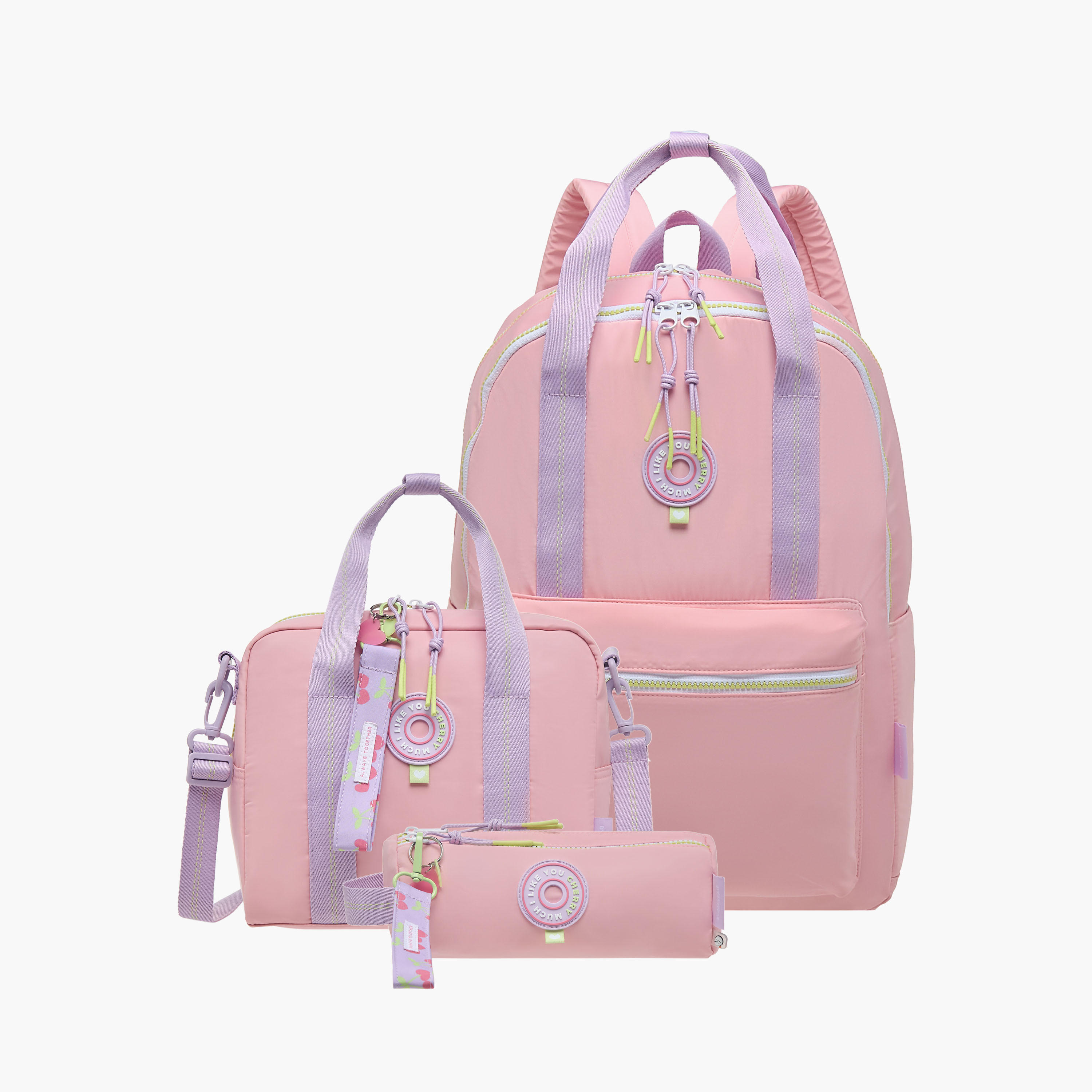 Mayfair Colourblock Lunch Bag with Zip Closure and Detachable Strap-school-lunchessentials-lunchbags-image-6