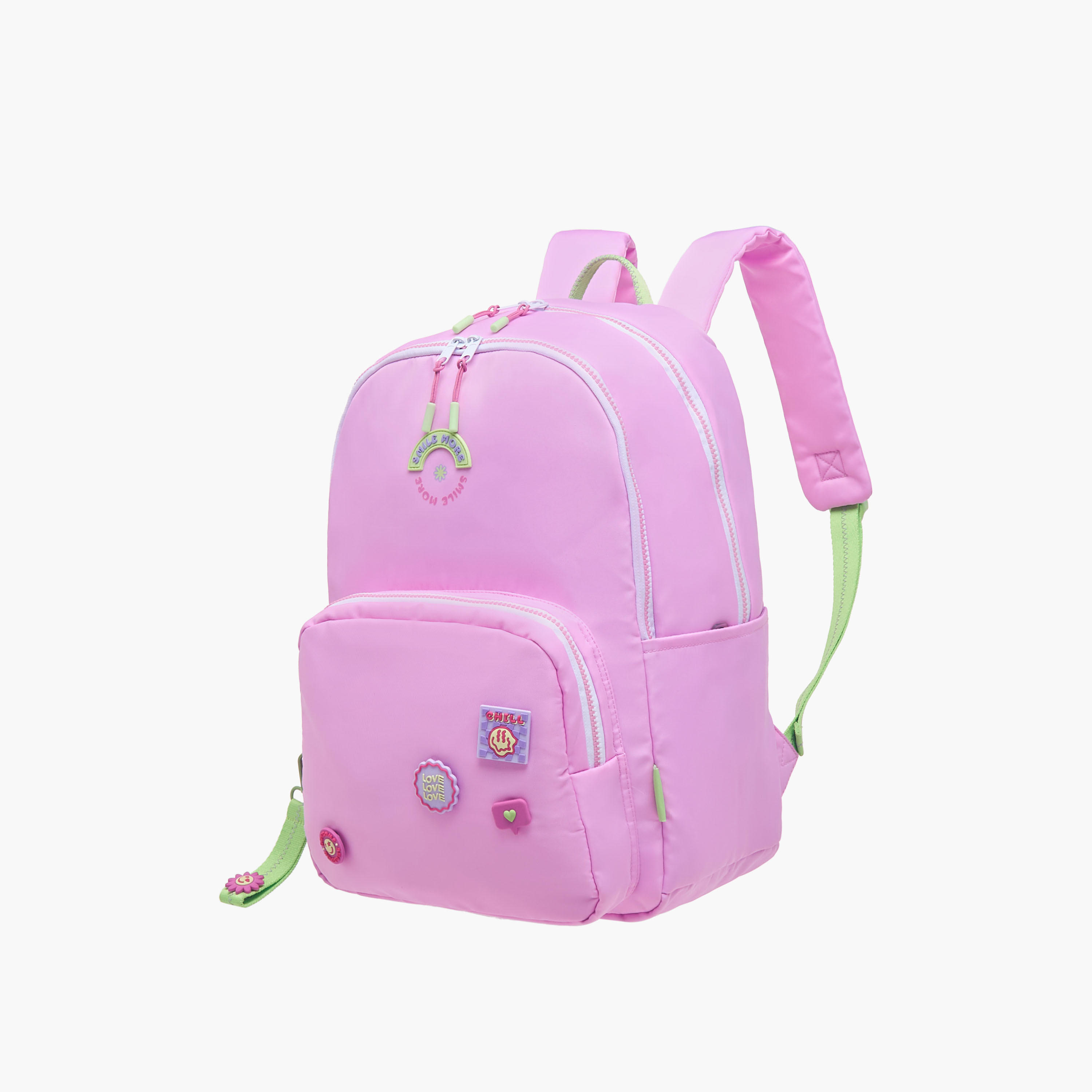 Mayfair Applique Detail Backpack with Zip Closure - 42x30x15 cm-school-bagsandbackpacks-backpacks-image-2