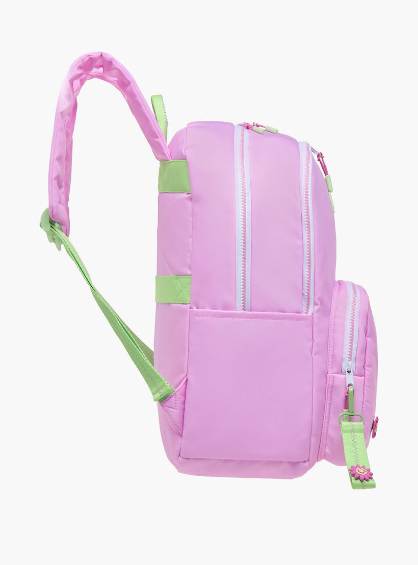 Mayfair Applique Detail Backpack with Zip Closure - 42x30x15 cm-school-bagsandbackpacks-backpacks-image-3