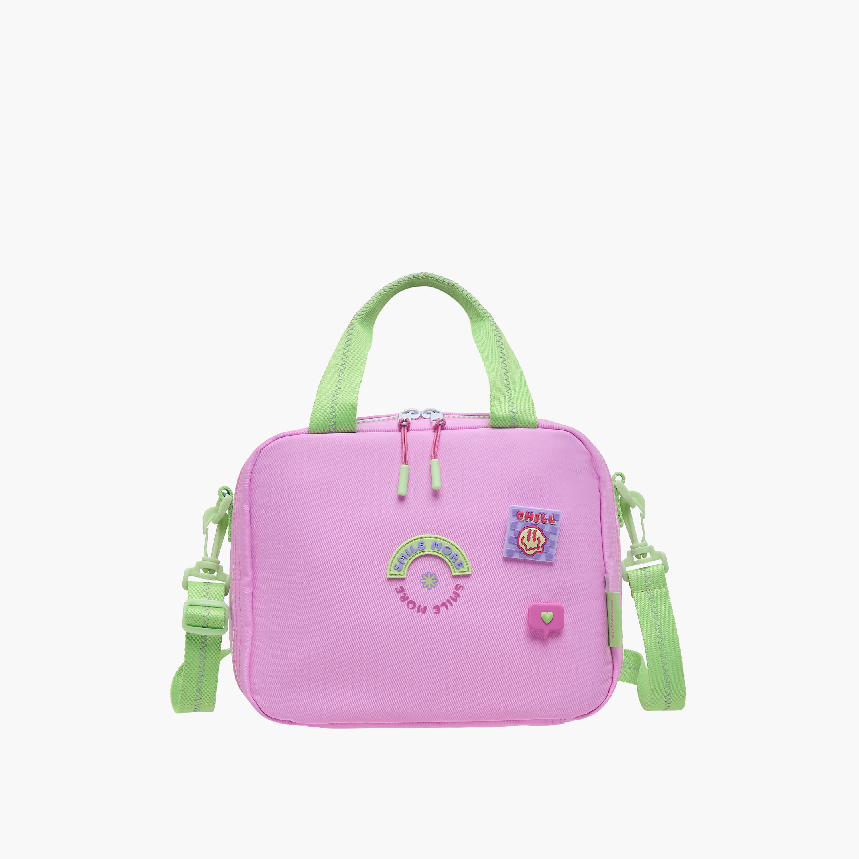 Mayfair Applique Detail Lunch Bag with Zip Closure-school-lunchessentials-lunchbags-image-1