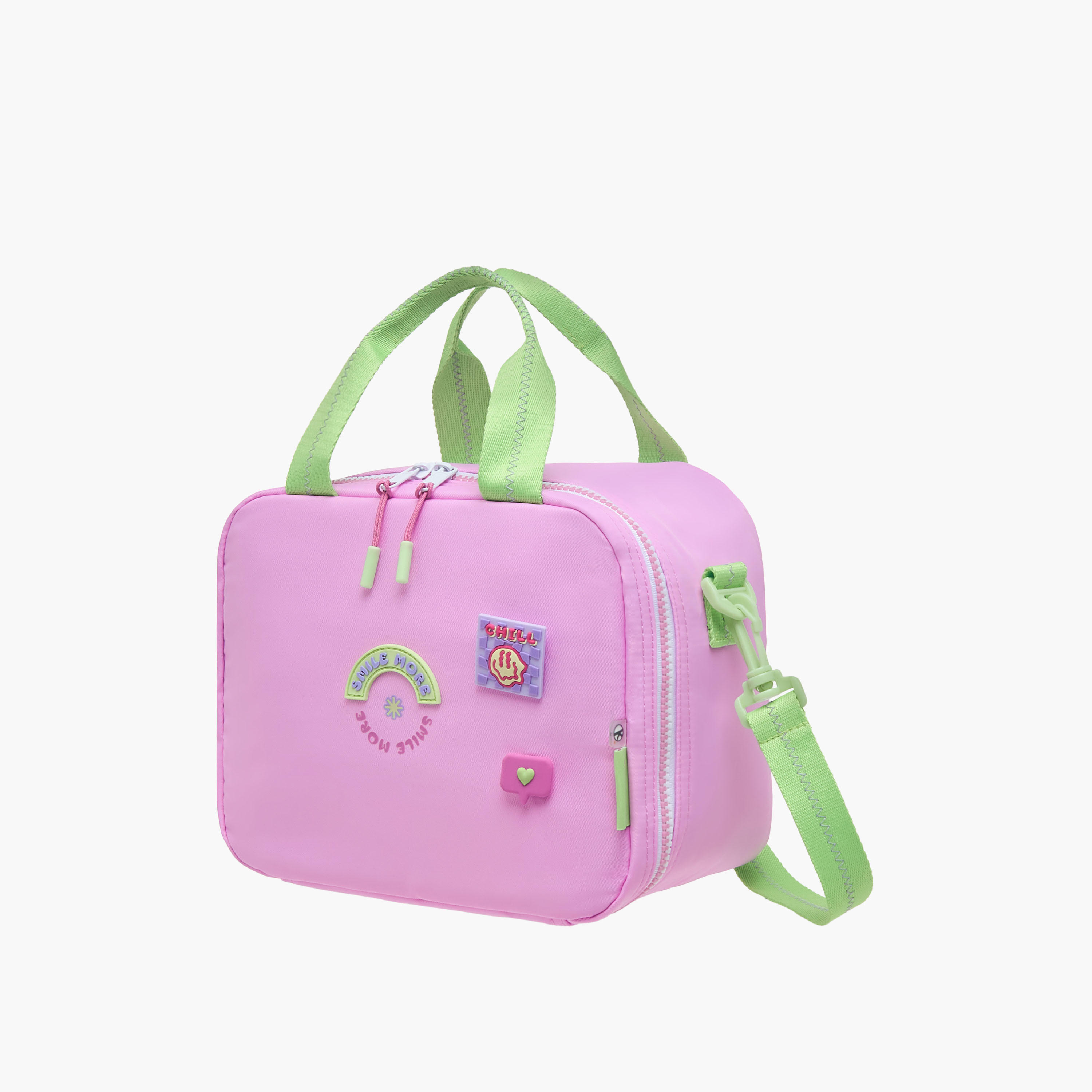 Mayfair Applique Detail Lunch Bag with Zip Closure-school-lunchessentials-lunchbags-image-2
