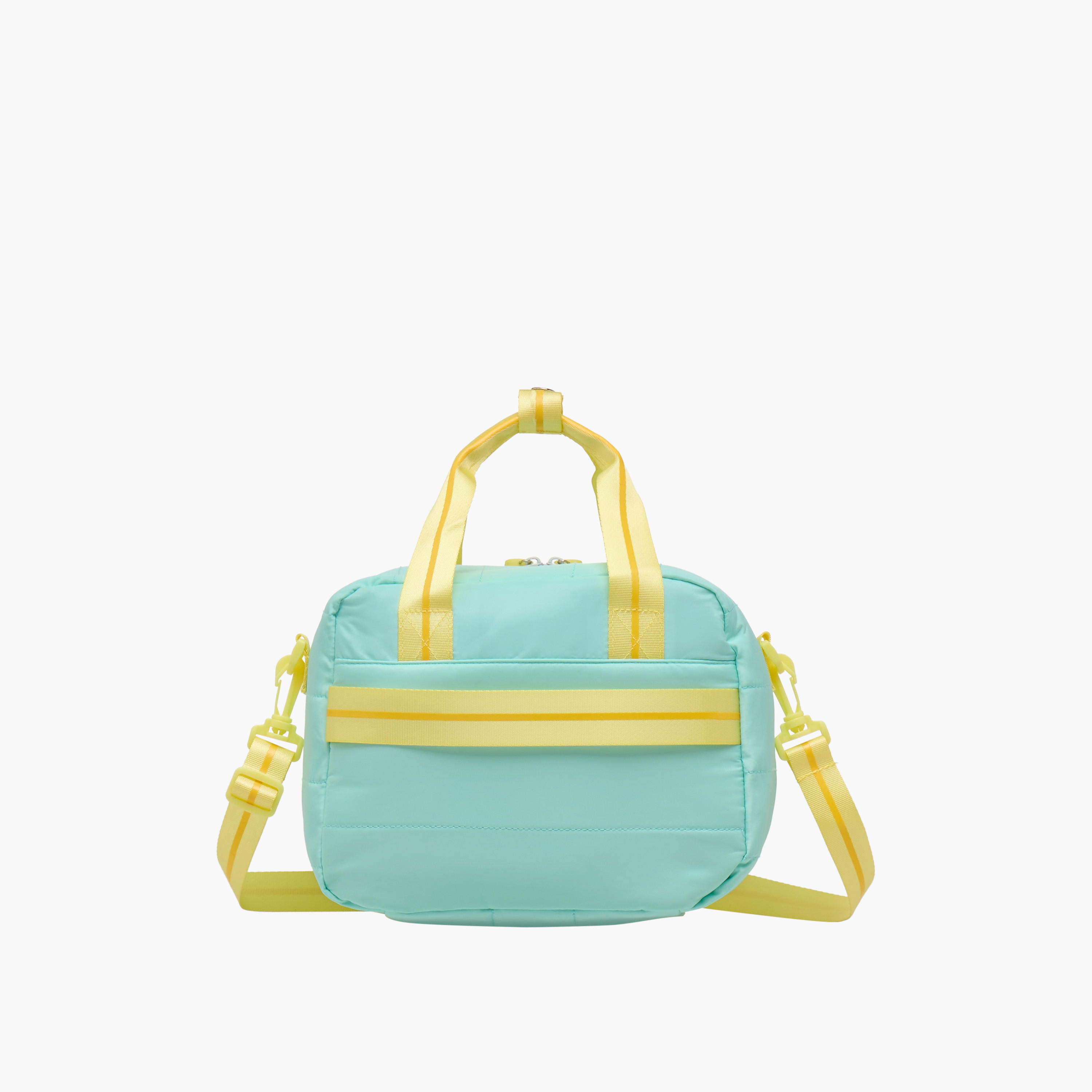Mayfair Smiley Detail Lunch Bag with Zip Closure and Detachable Strap-school-lunchessentials-lunchbags-image-3