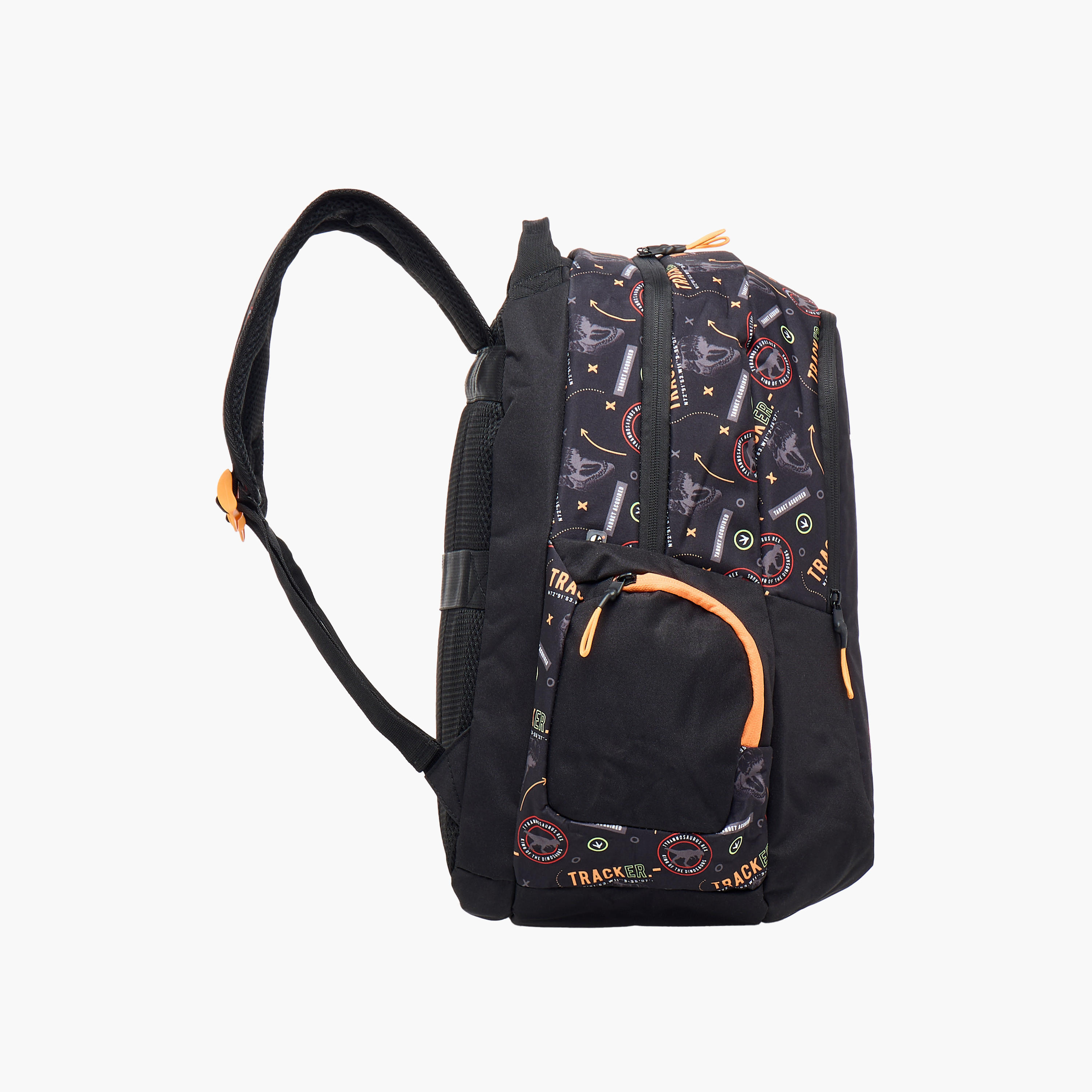 Mayfair Dinosaur Print 2-Compartment Backpack with Zip Closure - 42x29x20 cms-school-bagsandbackpacks-backpacks-image-5